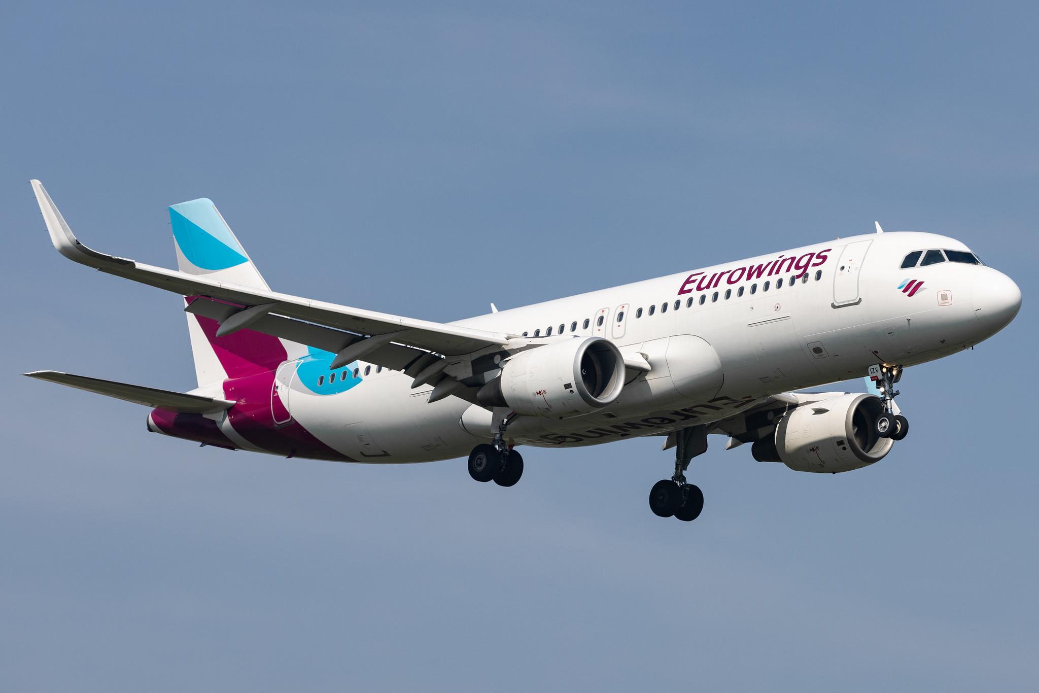 London Heathrow: Eurowings (EW / EWG) |  Airbus A320-214 A320 | D-AIZV | MSN 5658