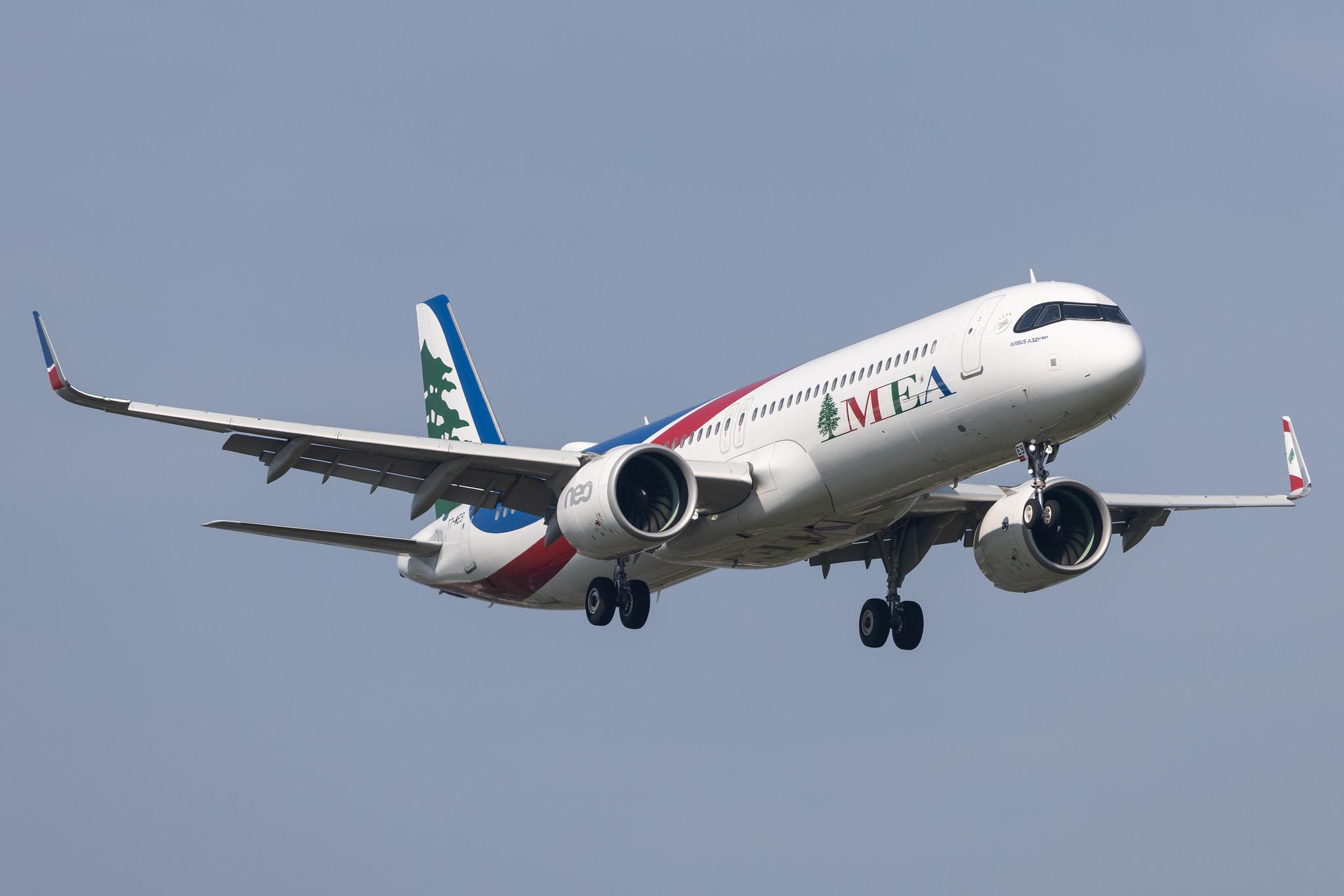 London Heathrow: MEA (ME / MEA) |  Airbus A321-271NX A21N | T7-ME9 | MSN 10322