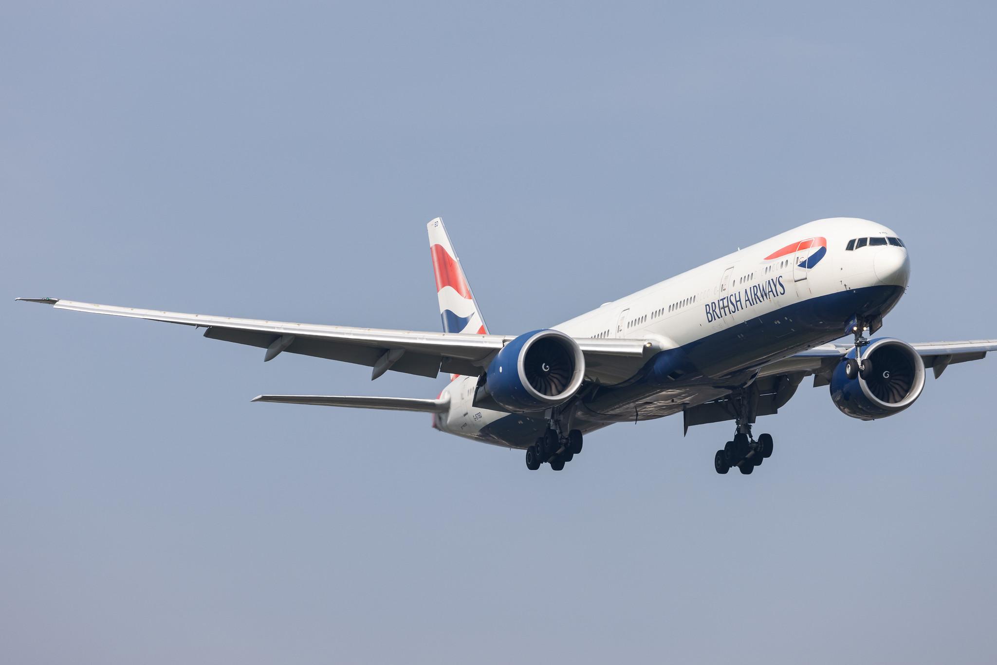 London Heathrow: British Airways (BA / BAW) |  Boeing 777-36N(ER) B77W | G-STBD | MSN 38695