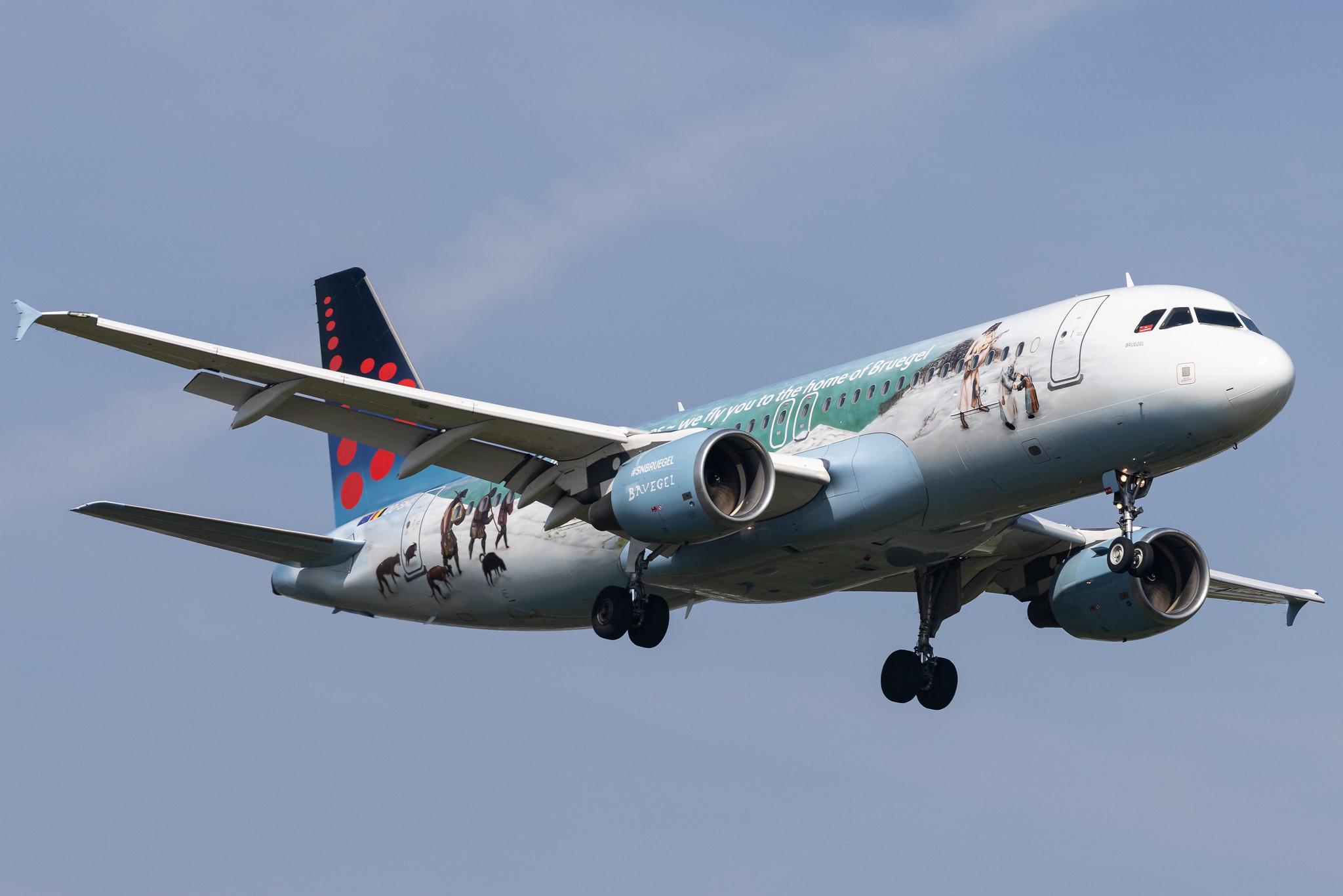 London Heathrow: Brussels Airlines (SN / BEL) |  Livery: Belgian Icons Livery |  Airbus A320-214 A320 | OO-SNE | MSN 4243