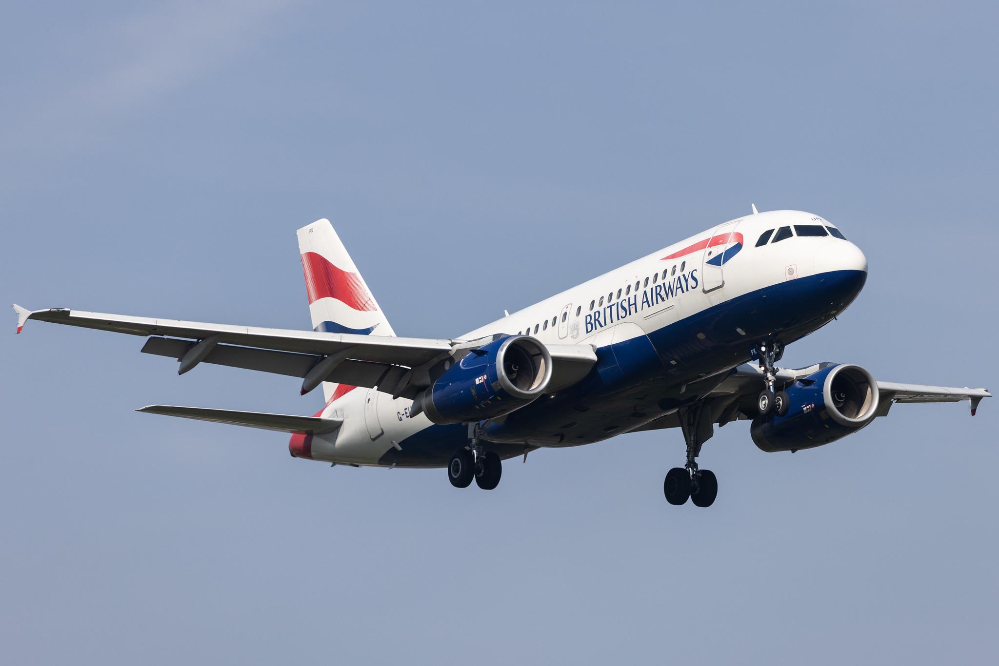 London Heathrow: British Airways (BA / BAW) |  Airbus A319-131 A319 | G-EUPK | MSN 1236