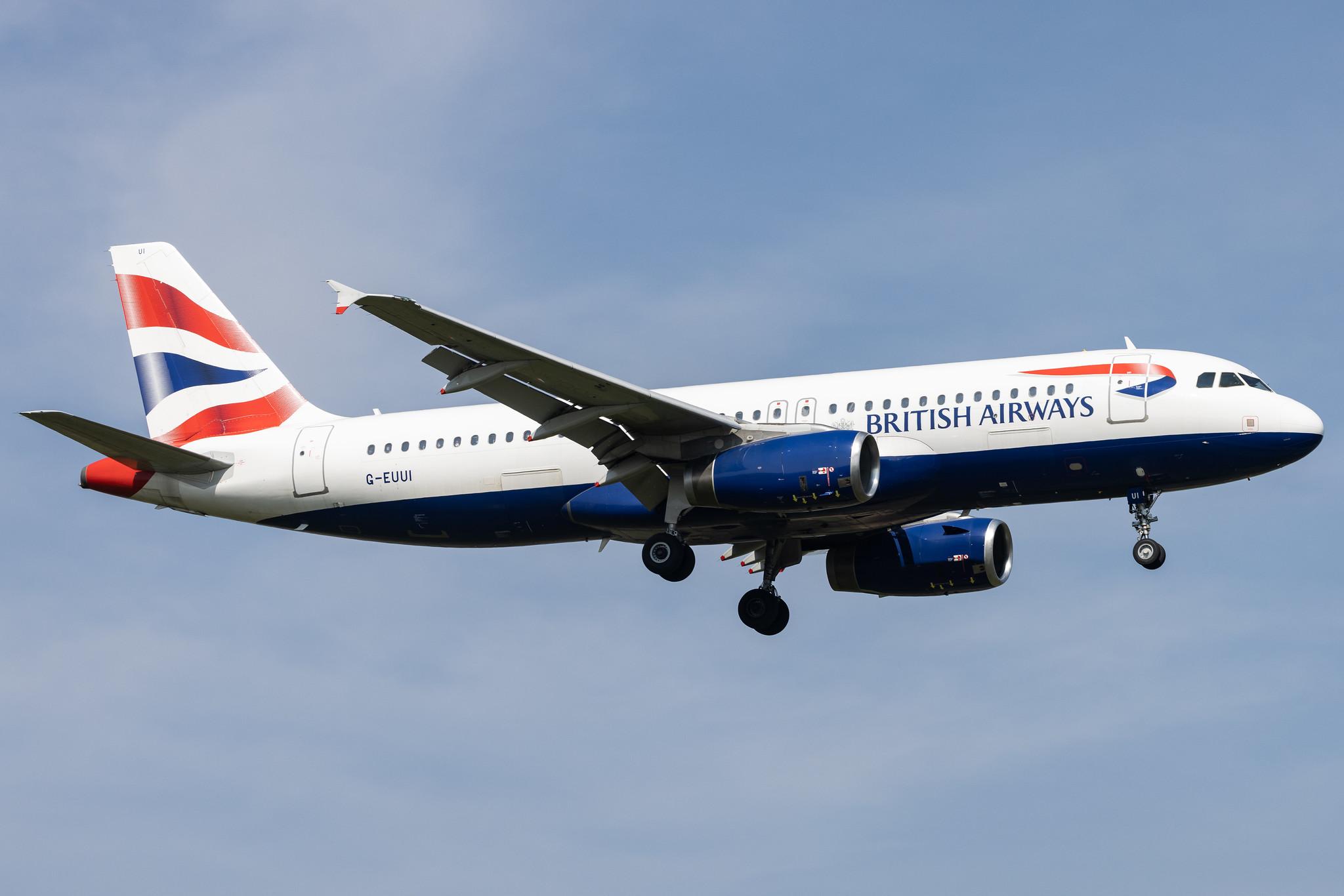 London Heathrow: British Airways (BA / BAW) |  Airbus A320-232 A320 | G-EUUI | MSN 1871