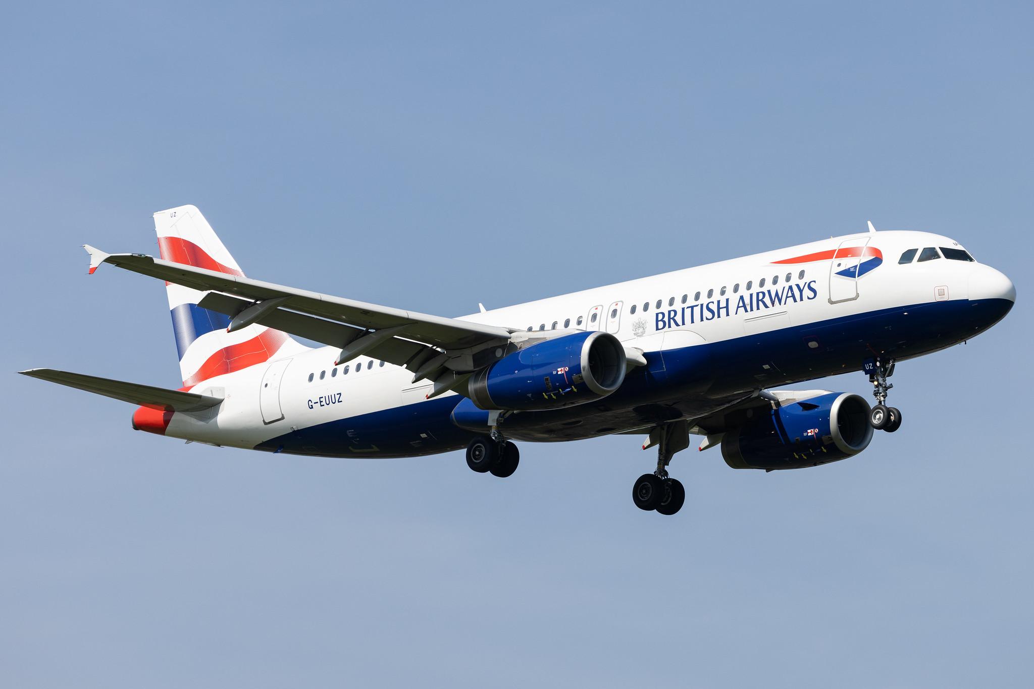 London Heathrow: British Airways (BA / BAW) |  Airbus A320-232 A320 | G-EUUZ | MSN 3649