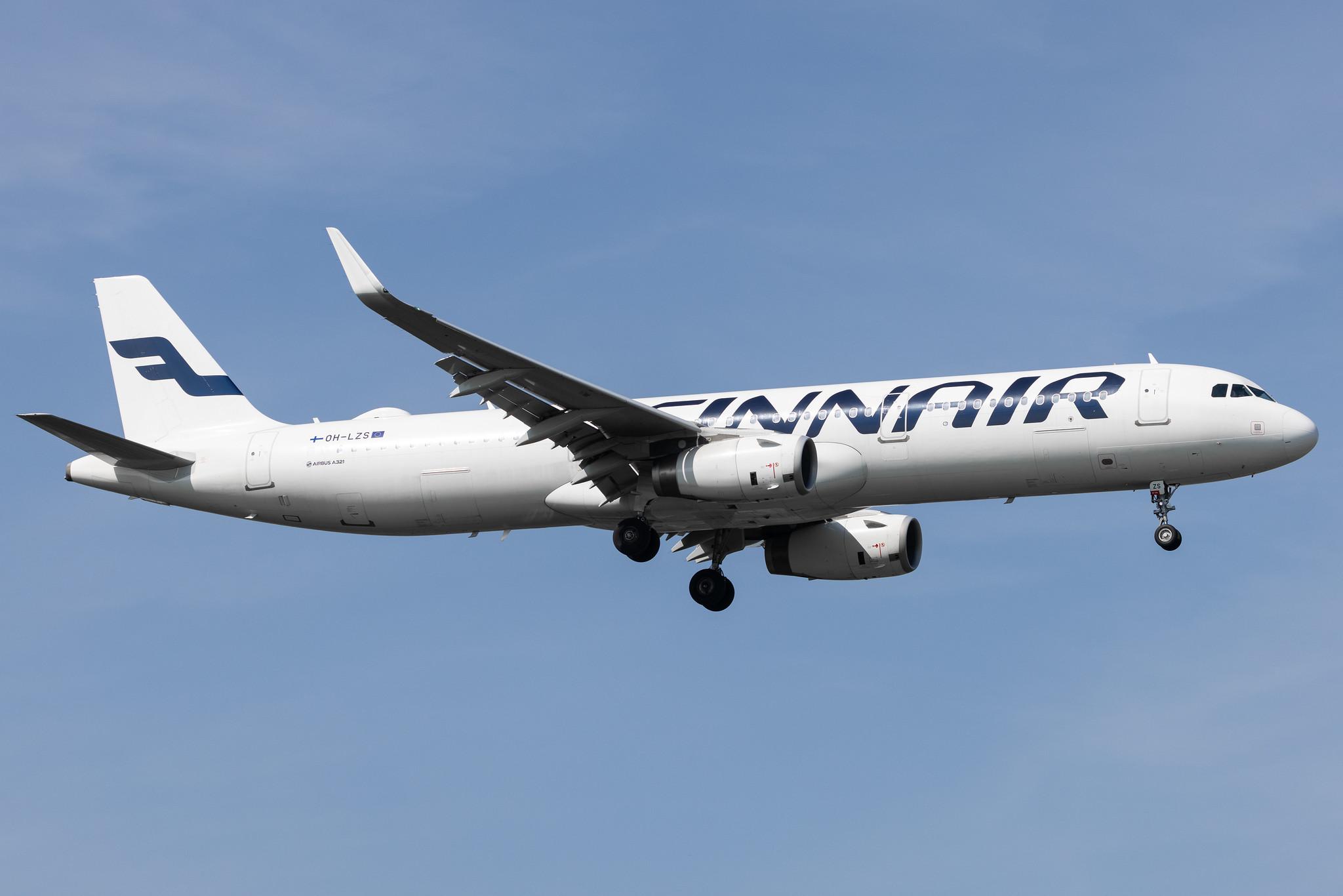 London Heathrow: Finnair (AY / FIN) |  Airbus A321-231 A320 | OH-LZS | MSN 8069