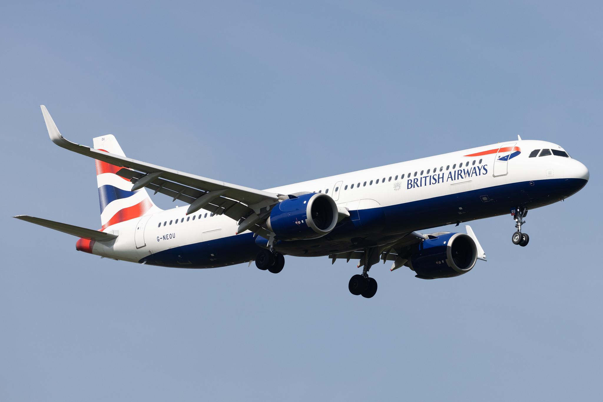 London Heathrow: British Airways (BA / BAW) |  Airbus A321-251NX A21N | G-NEOU | MSN 8804