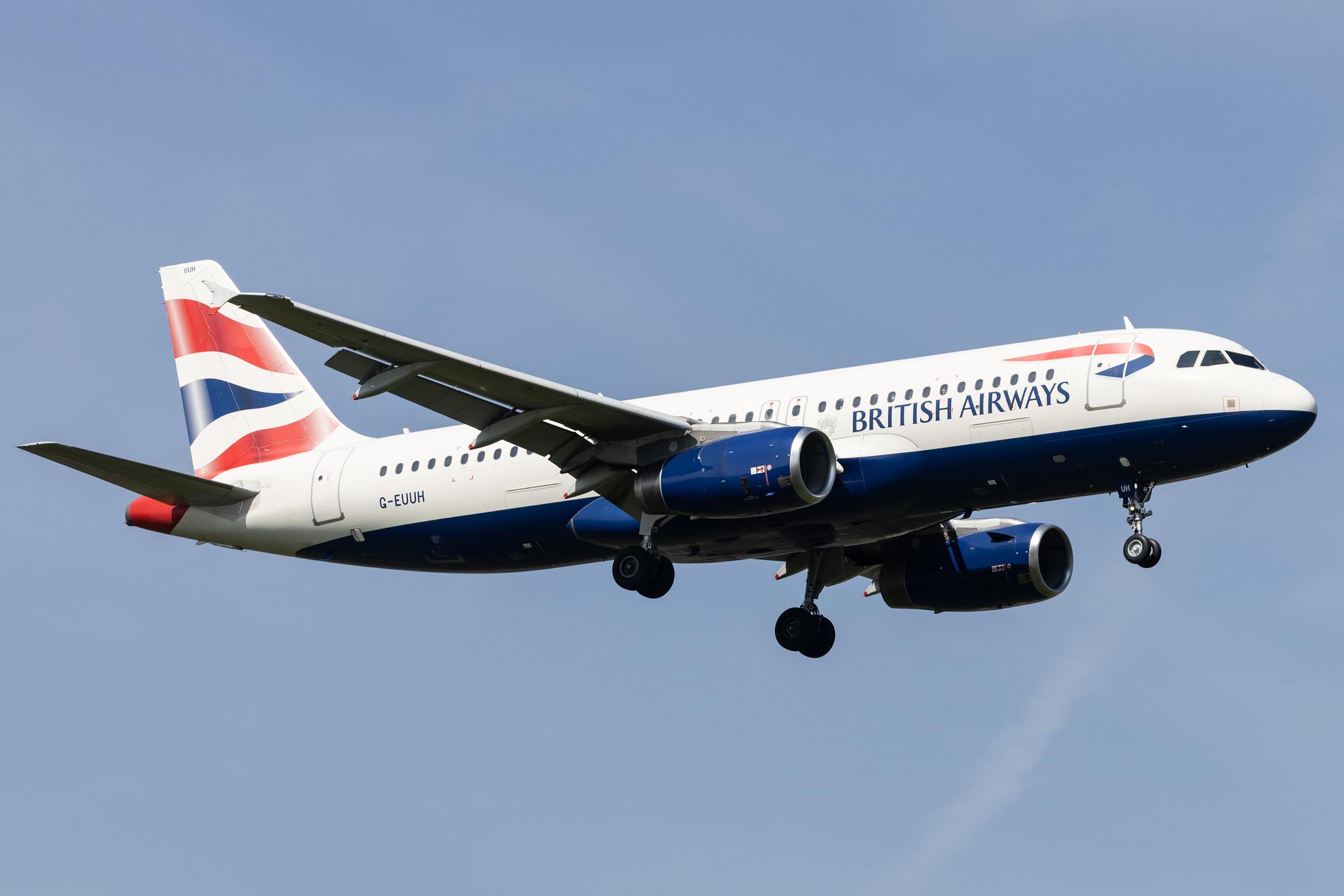 London Heathrow: British Airways (BA / BAW) |  Airbus A320-232 A320 | G-EUUH | MSN 1665