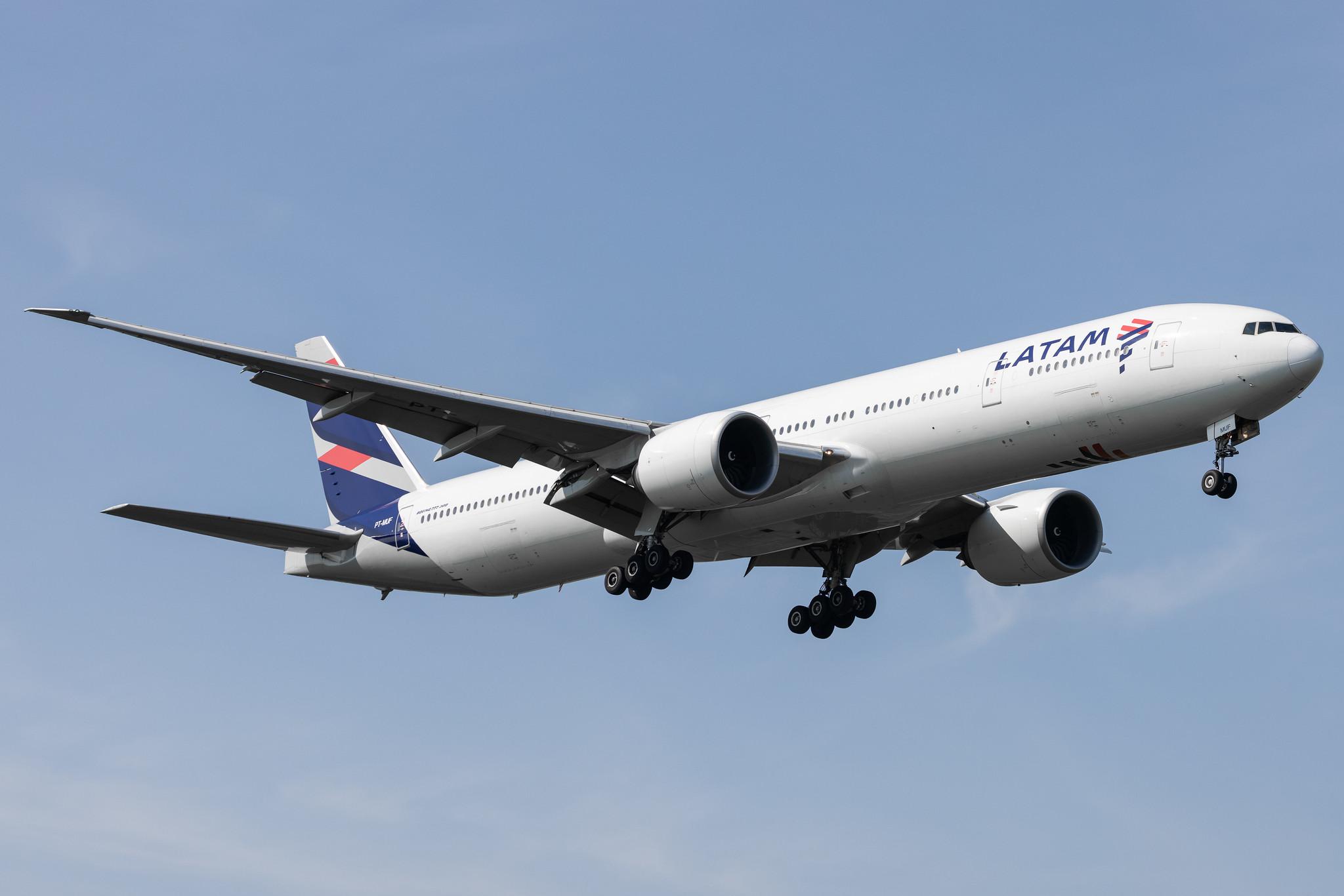 London Heathrow: LATAM Brasil (JJ / TAM) |  Boeing 777-32W(ER) B77W | PT-MUF | MSN 38887