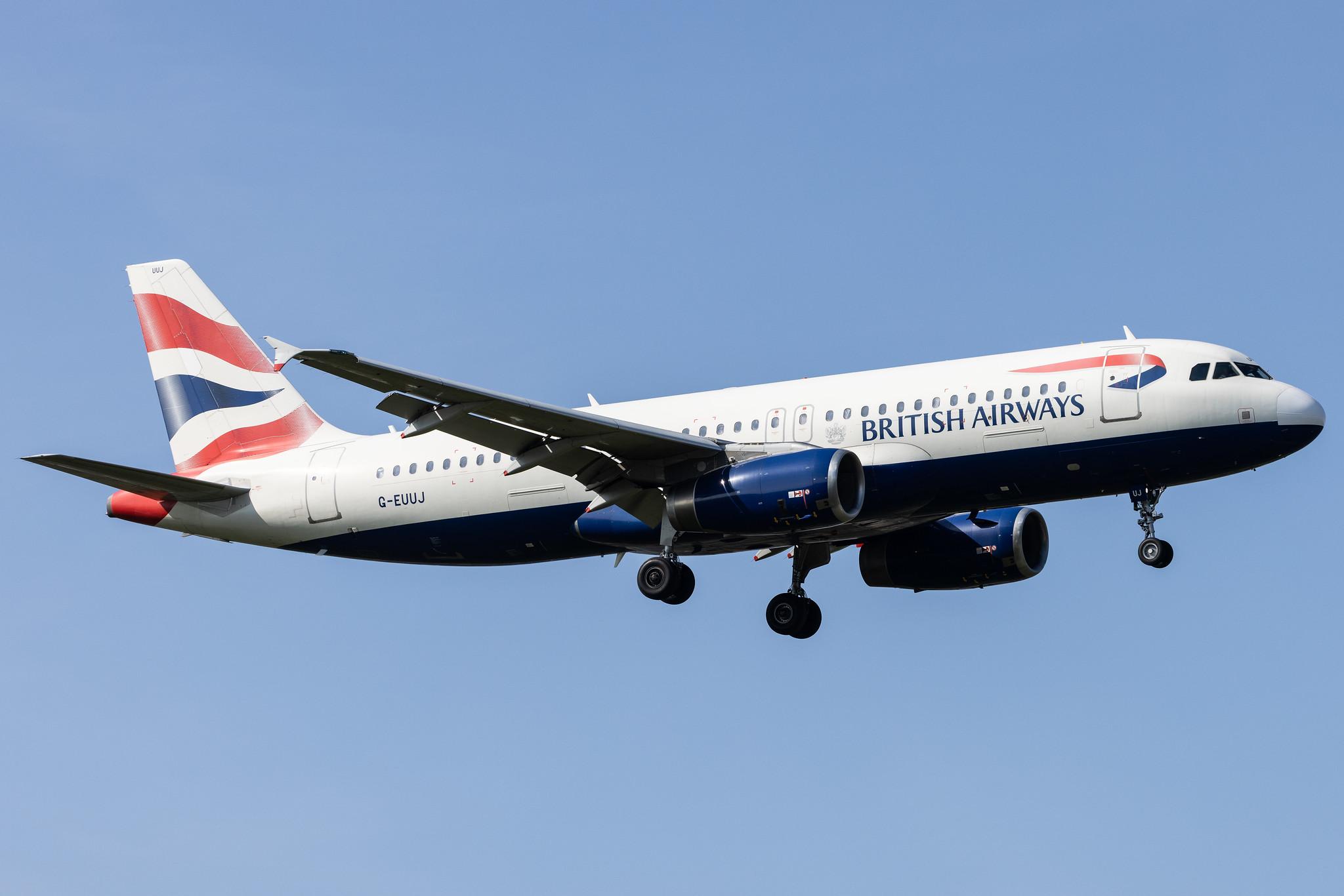 London Heathrow: British Airways (BA / BAW) |  Airbus A320-232 A320 | G-EUUJ | MSN 1883