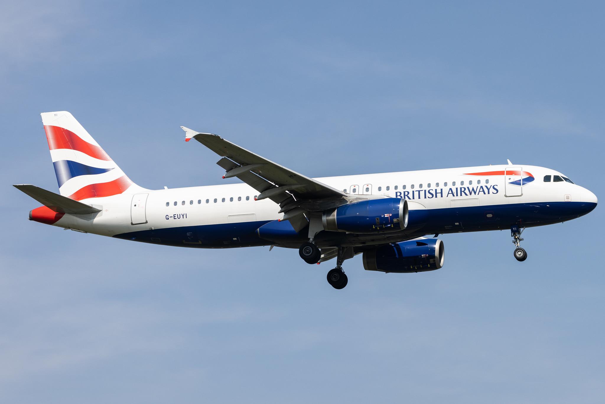 London Heathrow: British Airways (BA / BAW) |  Airbus A320-232 A320 | G-EUYI | MSN 4306