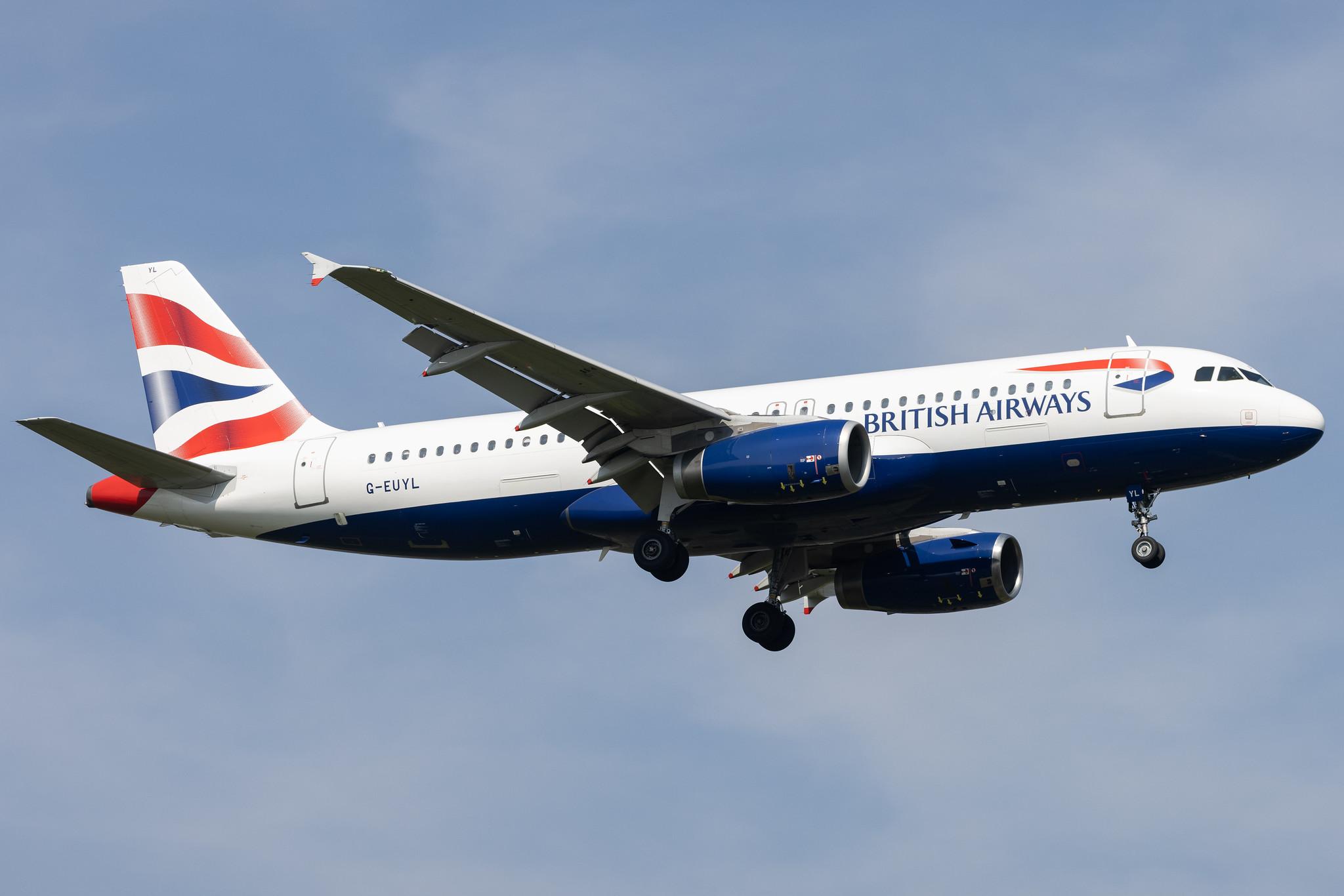 London Heathrow: British Airways (BA / BAW) |  Airbus A320-232 A320 | G-EUYL | MSN 4725