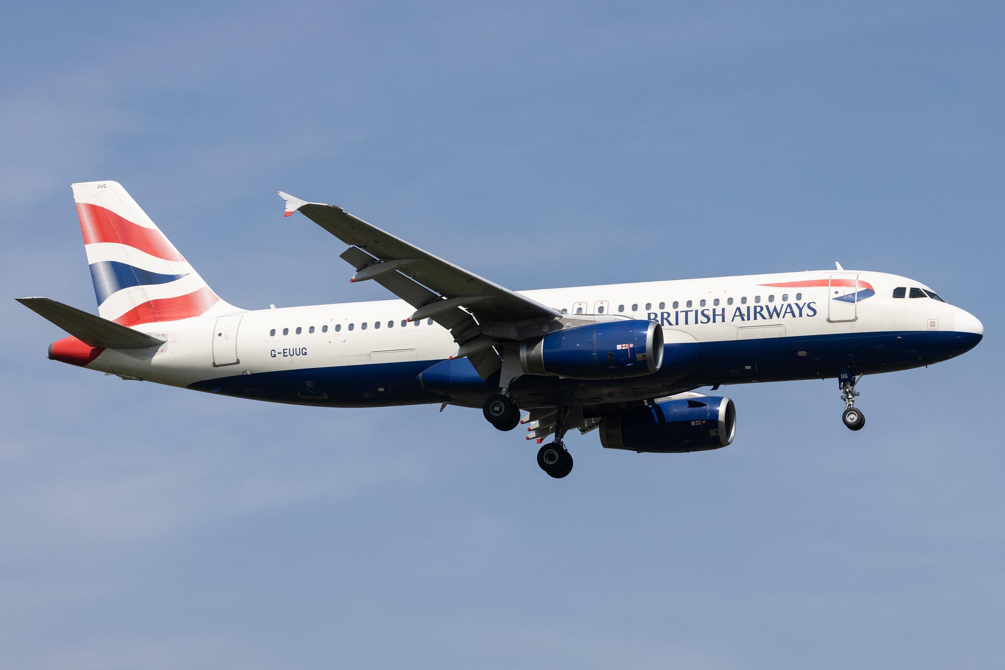 London Heathrow: British Airways (BA / BAW) |  Airbus A320-232 A320 | G-EUUG | MSN 1812