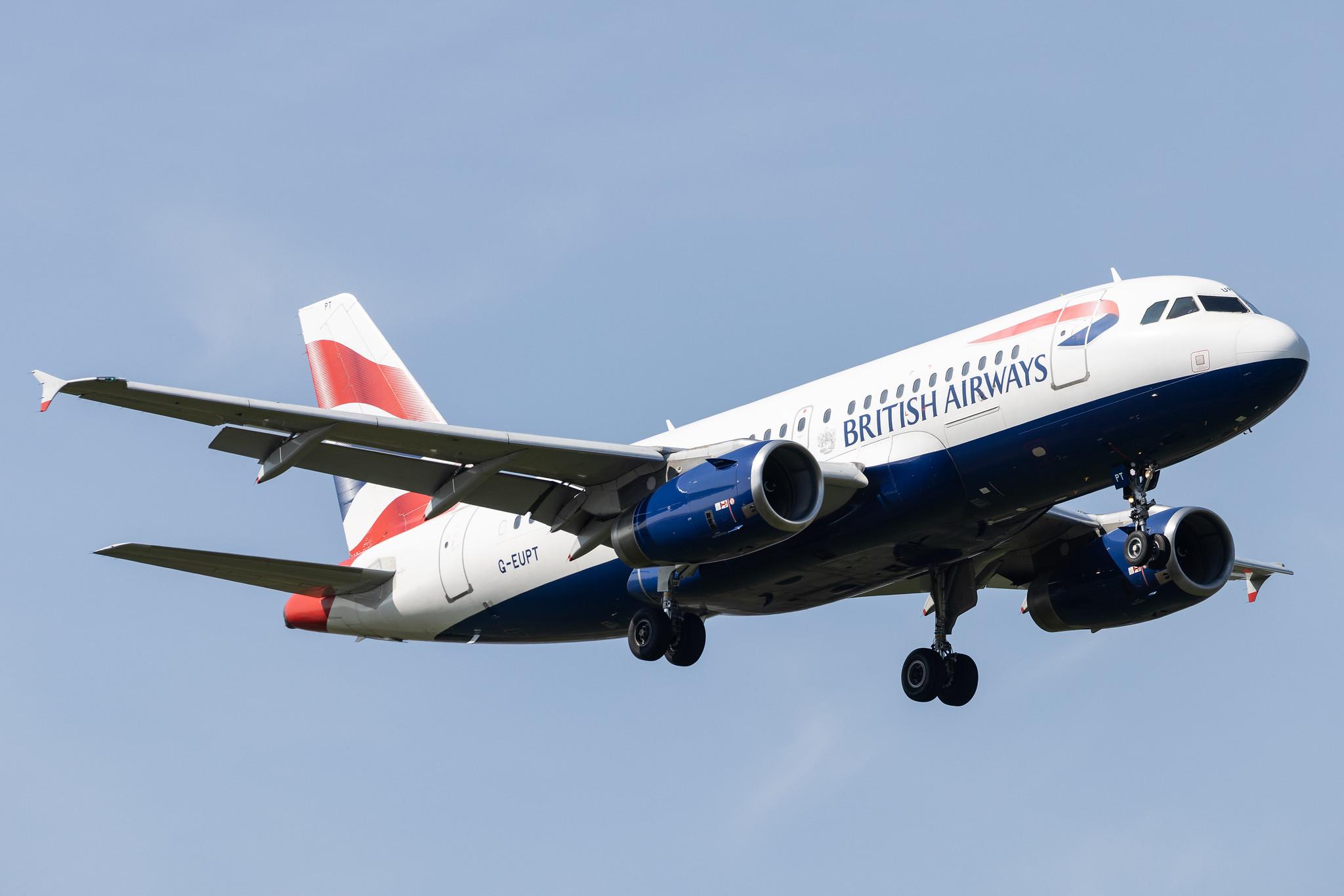 London Heathrow: British Airways (BA / BAW) |  Airbus A319-131 A319 | G-EUPT | MSN 1380