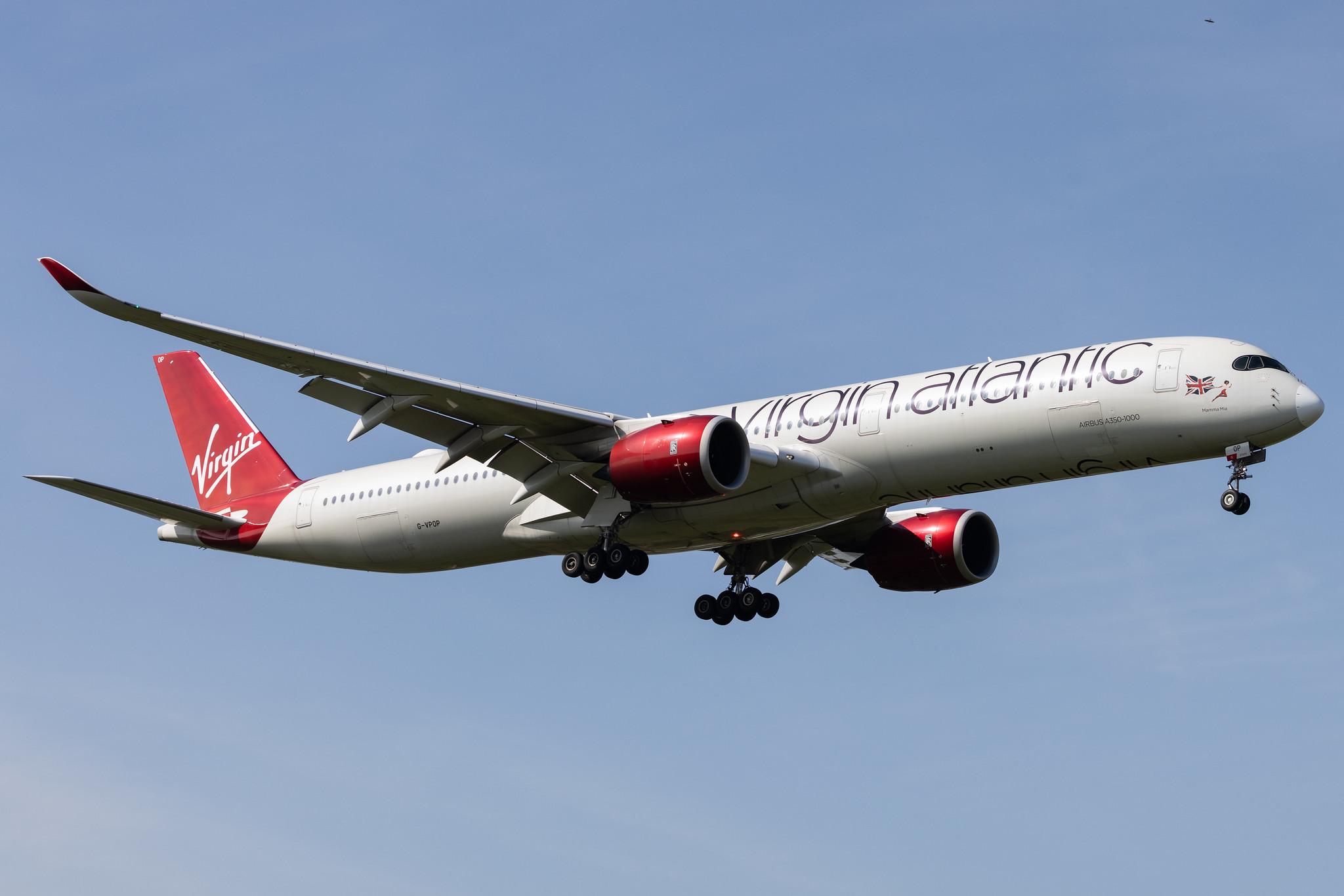 London Heathrow: Virgin Atlantic (VS / VIR) |  Airbus A350-1041 A35K | G-VPOP | MSN 298