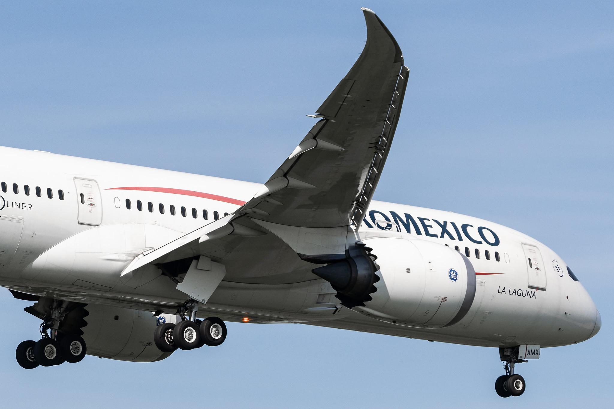 London Heathrow: Aeromexico (AM / AMX) |  Boeing 787-8 Dreamliner B788 | XA-AMX | MSN 36843