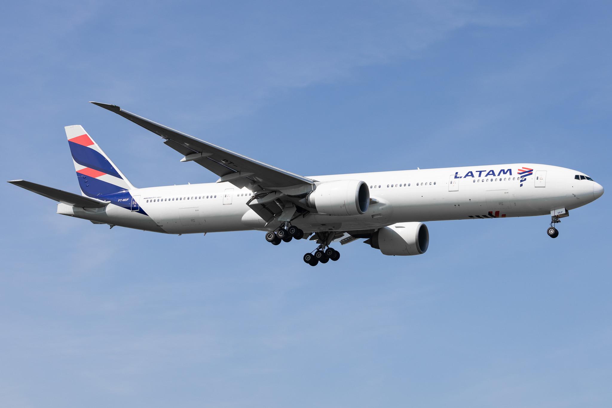 London Heathrow: LATAM Brasil (JJ / TAM) |  Boeing 777-32W(ER) B77W | PT-MUF | MSN 38887
