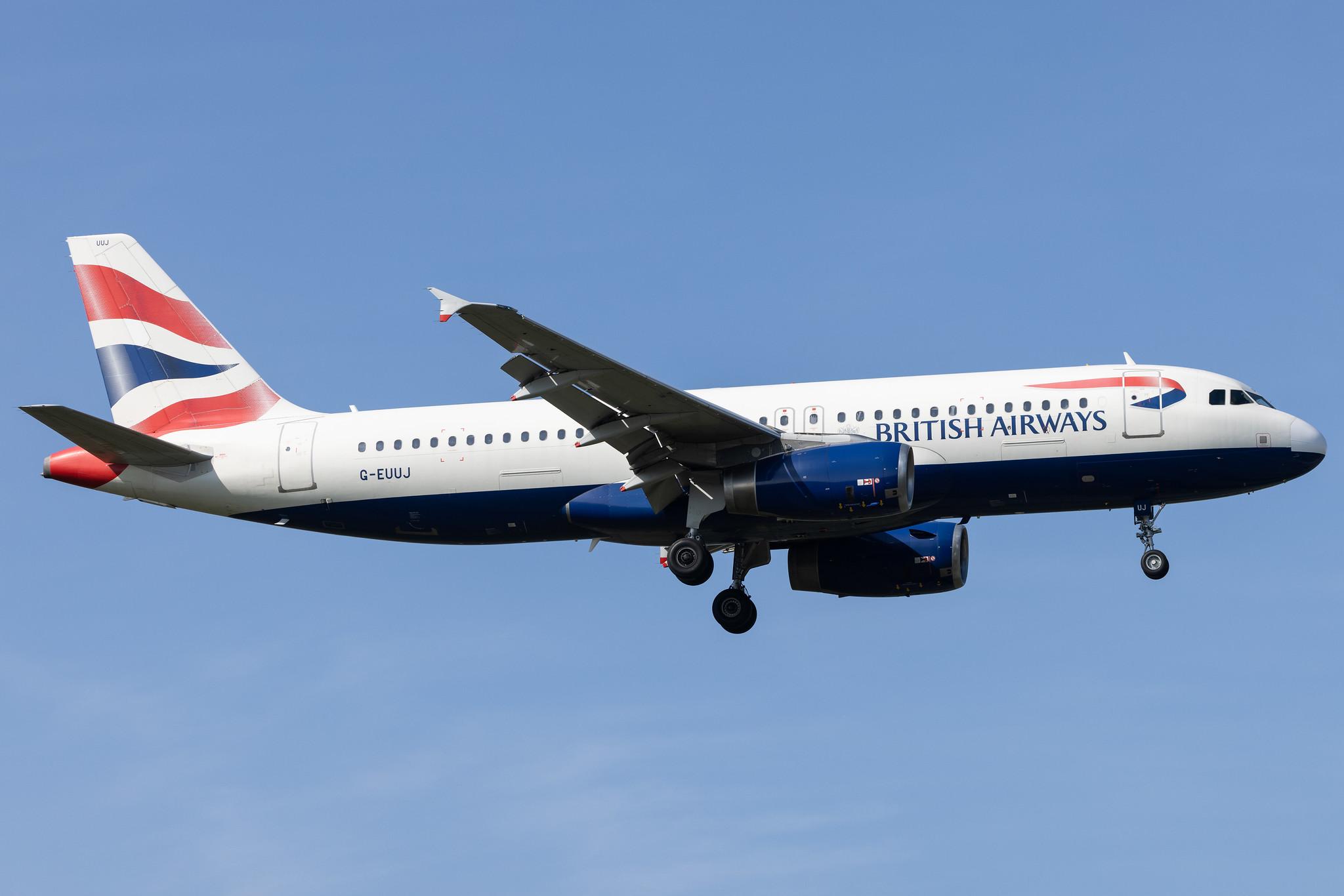 London Heathrow: British Airways (BA / BAW) |  Airbus A320-232 A320 | G-EUUJ | MSN 1883