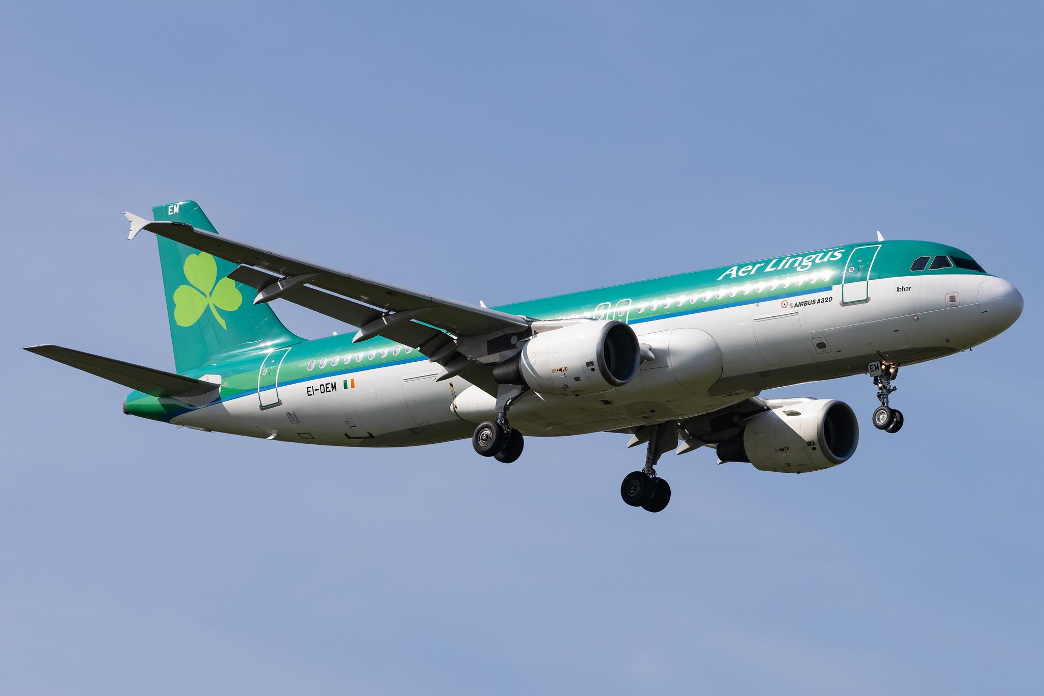 London Heathrow: Aer Lingus (EI / EIN) |  Airbus A320-214 A320 | EI-DEM | MSN 2411