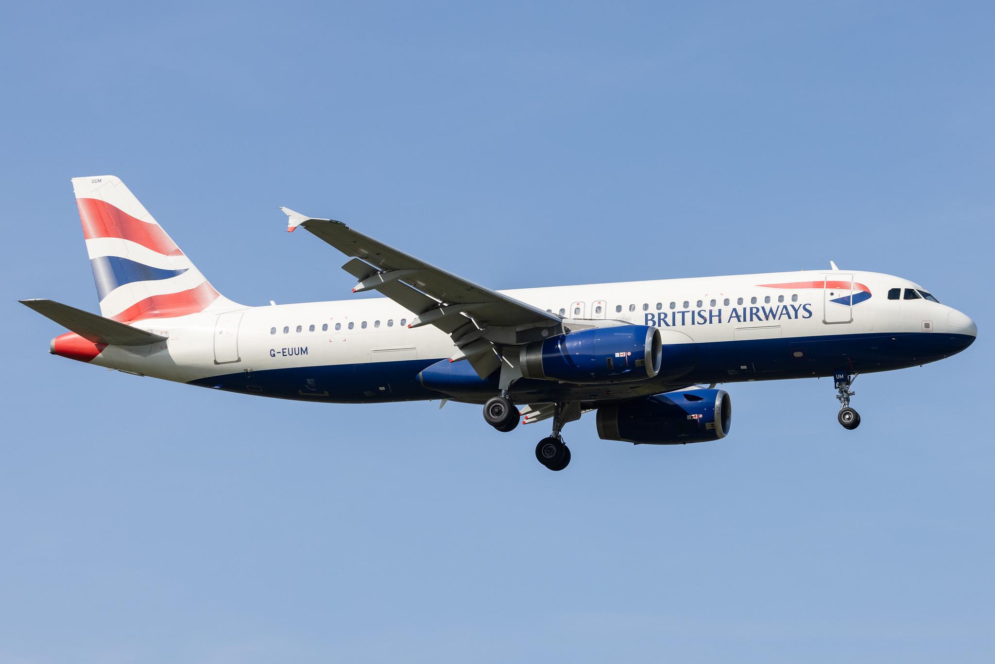 London Heathrow: British Airways (BA / BAW) |  Airbus A320-232 A320 | G-EUUM | MSN 1907