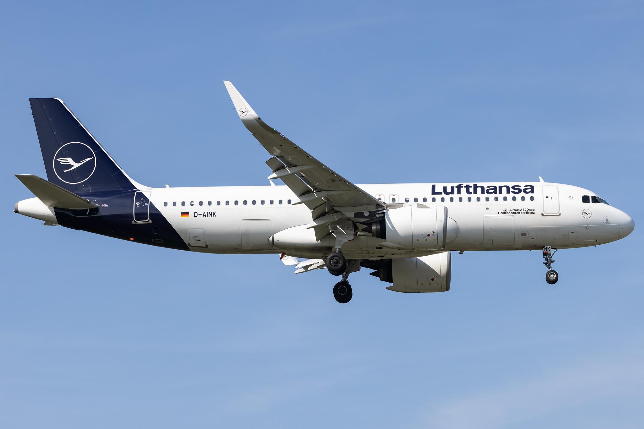 London Heathrow: Lufthansa (LH / DLH) |  Airbus A320-271N A20N | D-AINK | MSN 8249