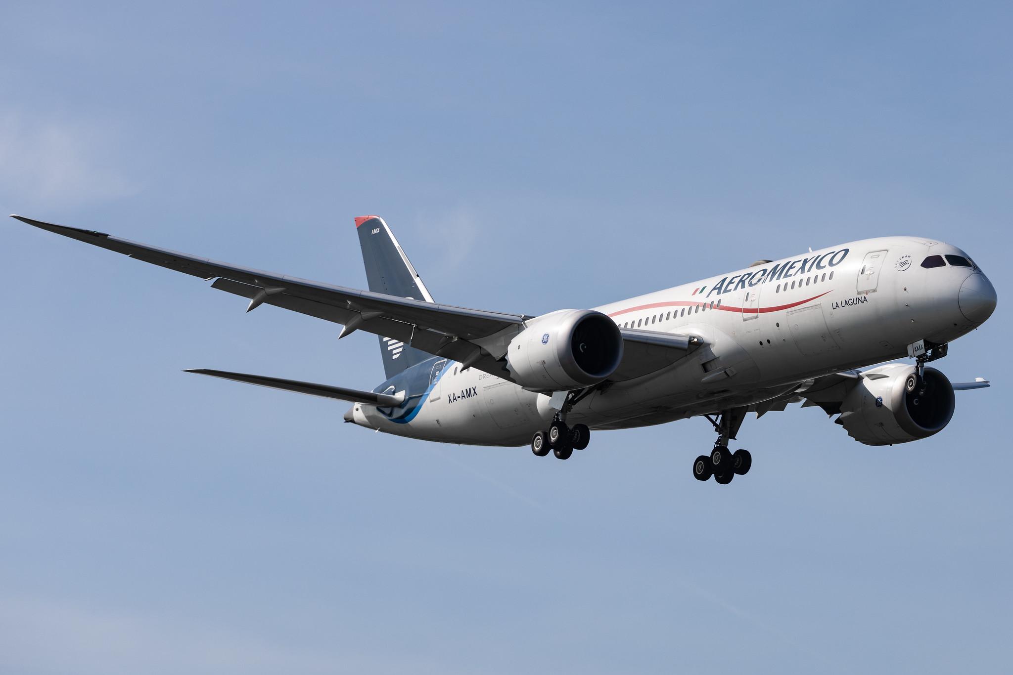 London Heathrow: Aeromexico (AM / AMX) |  Boeing 787-8 Dreamliner B788 | XA-AMX | MSN 36843