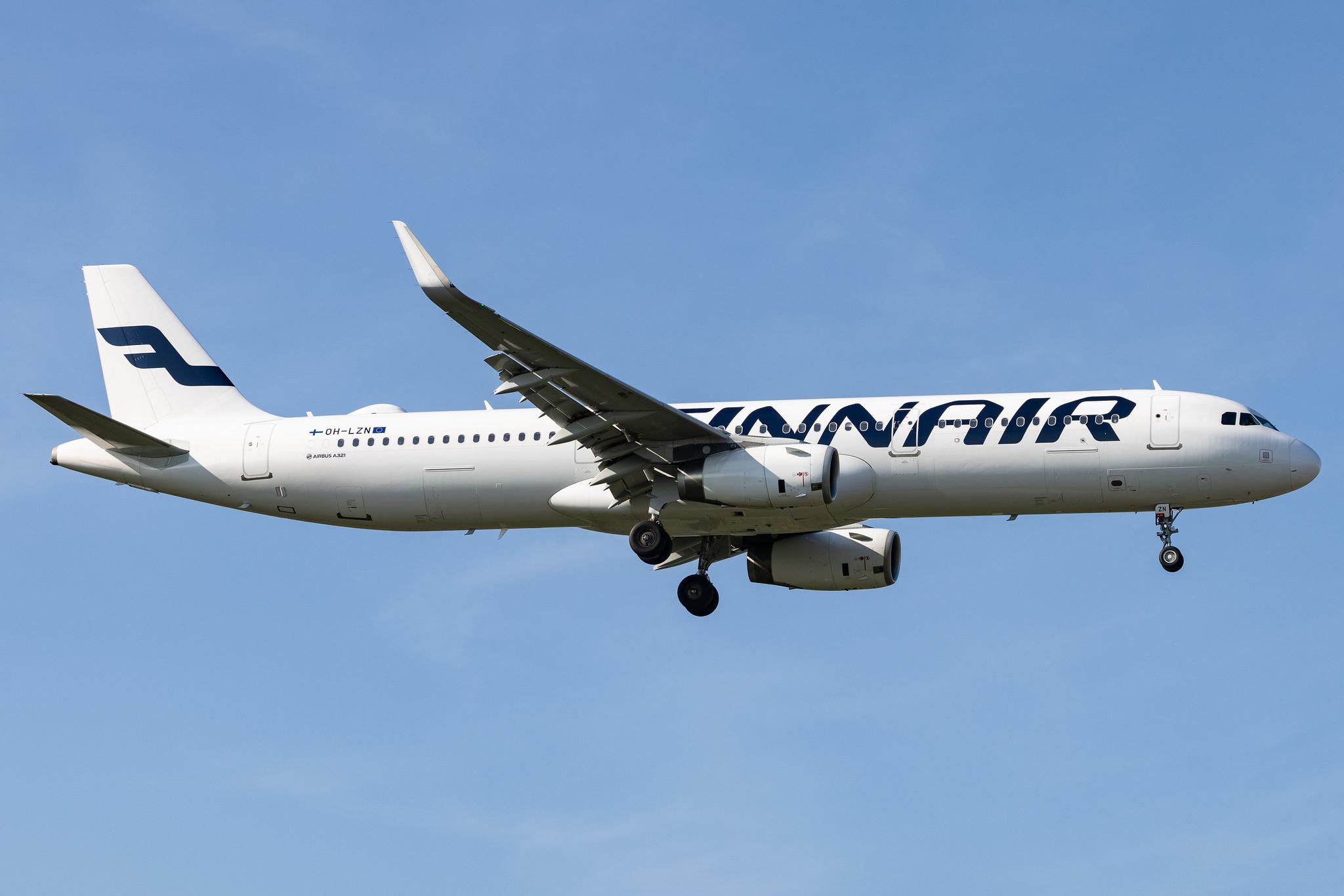 London Heathrow: Finnair (AY / FIN) |  Airbus A321-231 A321 | OH-LZN | MSN 7570
