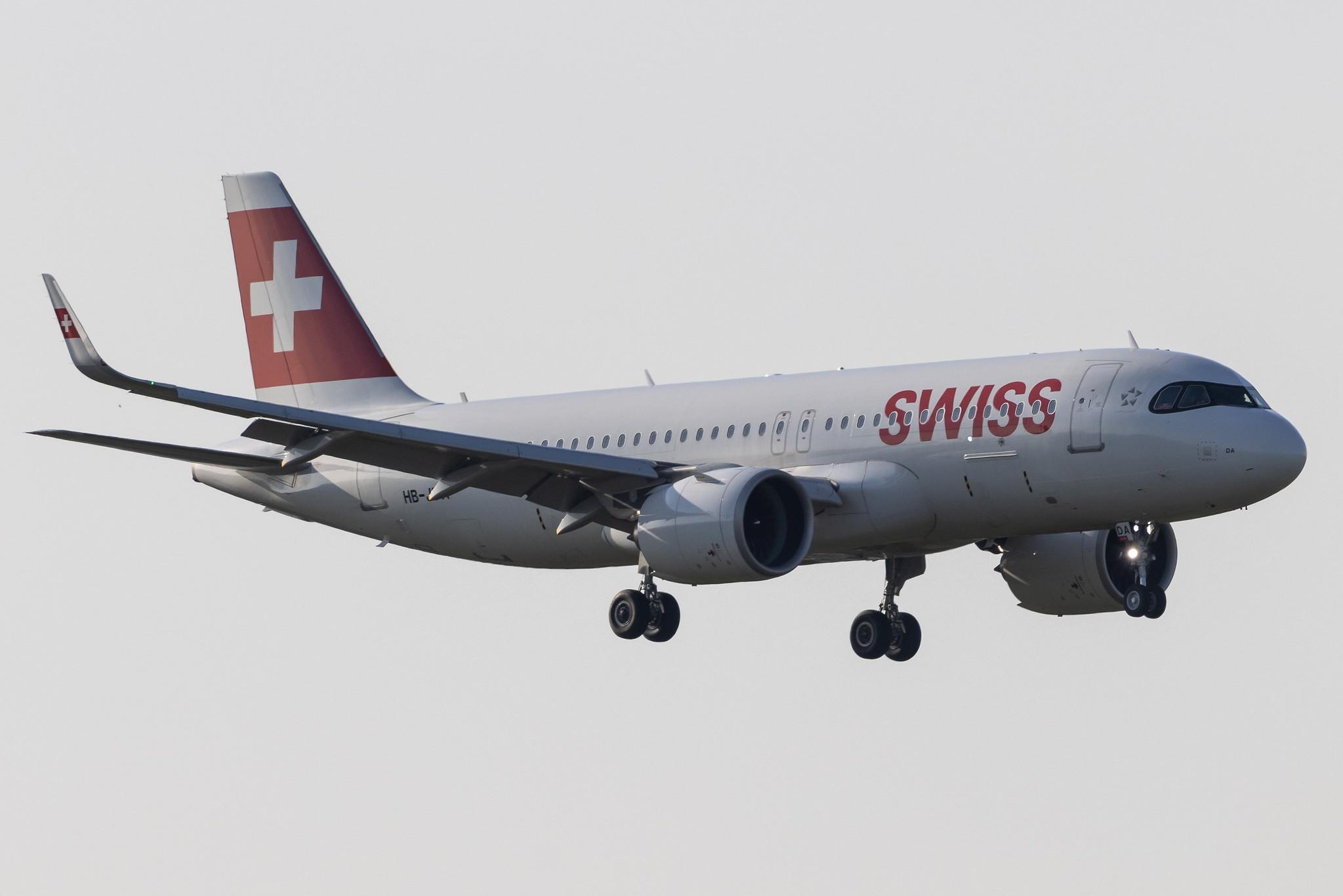 London Heathrow: Swiss (LX / SWR) |  Airbus A320-271N A20N | HB-JDA | MSN 9246