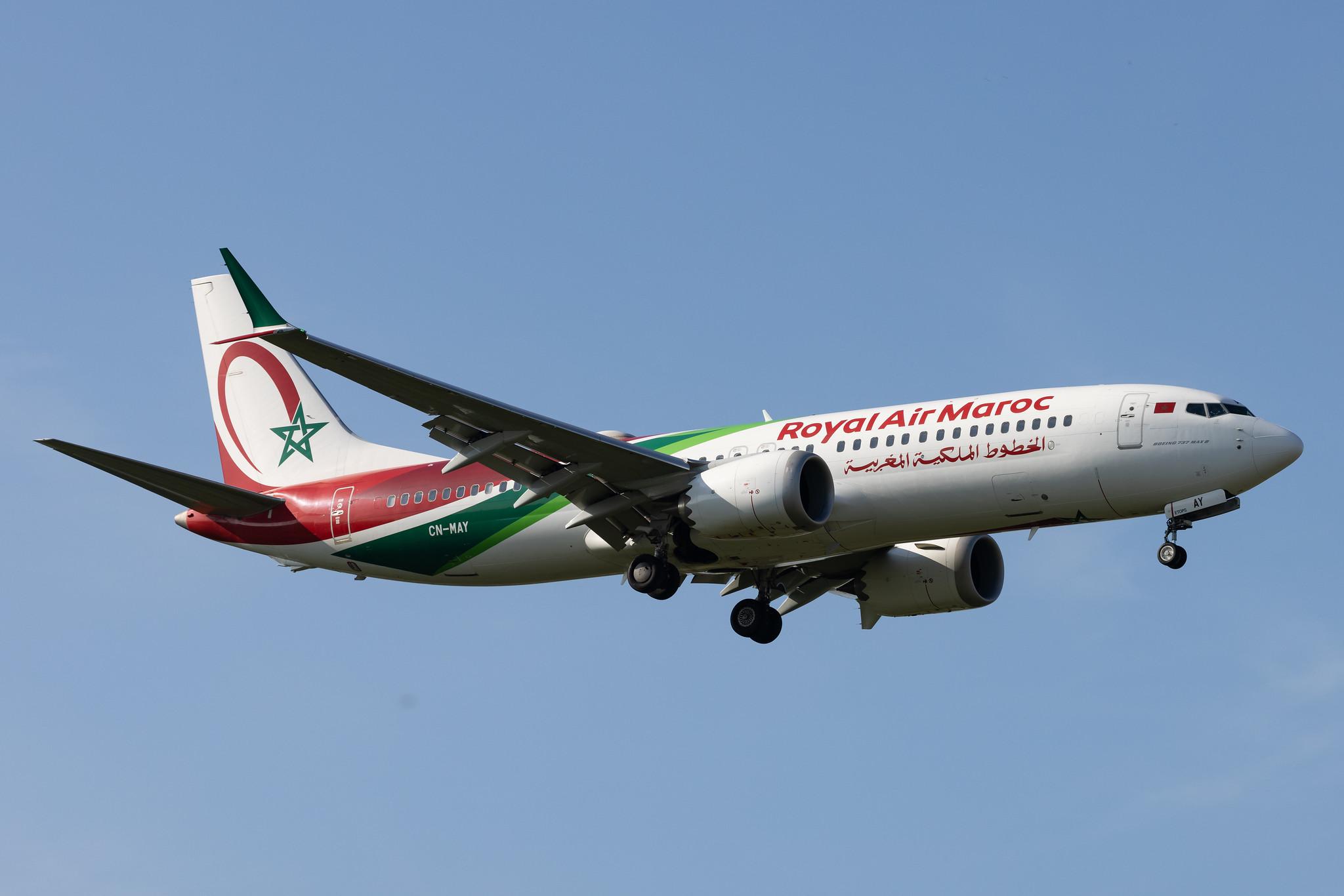 London Heathrow: Royal Air Maroc (AT / RAM) |  Boeing 737 MAX 8 B38M | CN-MAY | MSN 60011