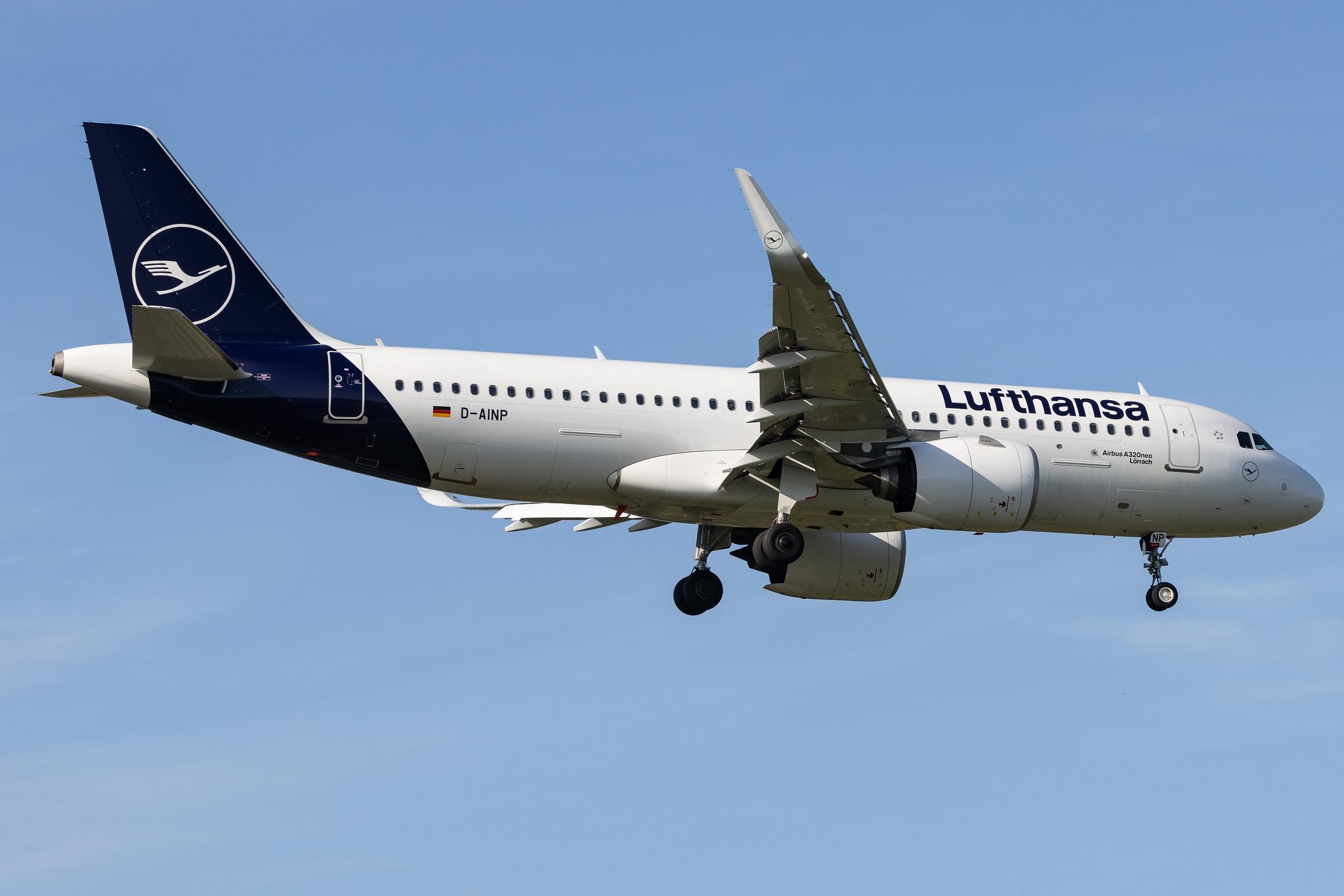 London Heathrow: Lufthansa (LH / DLH) |  Airbus A320-271N A20N | D-AINP | MSN 8622