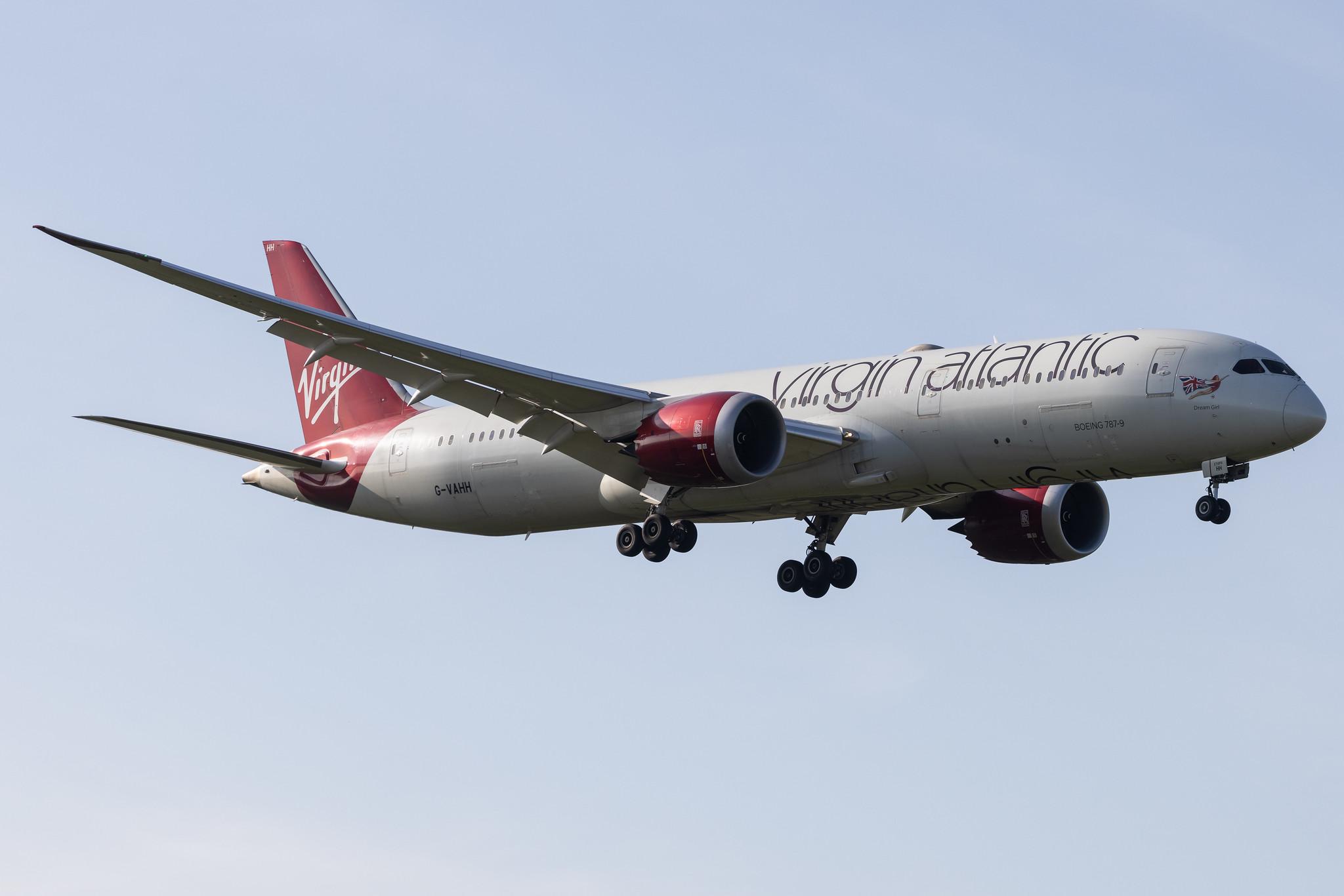 London Heathrow: Virgin Atlantic (VS / VIR) |  Boeing 787-9 Dreamliner B789 | G-VAHH | MSN 37967