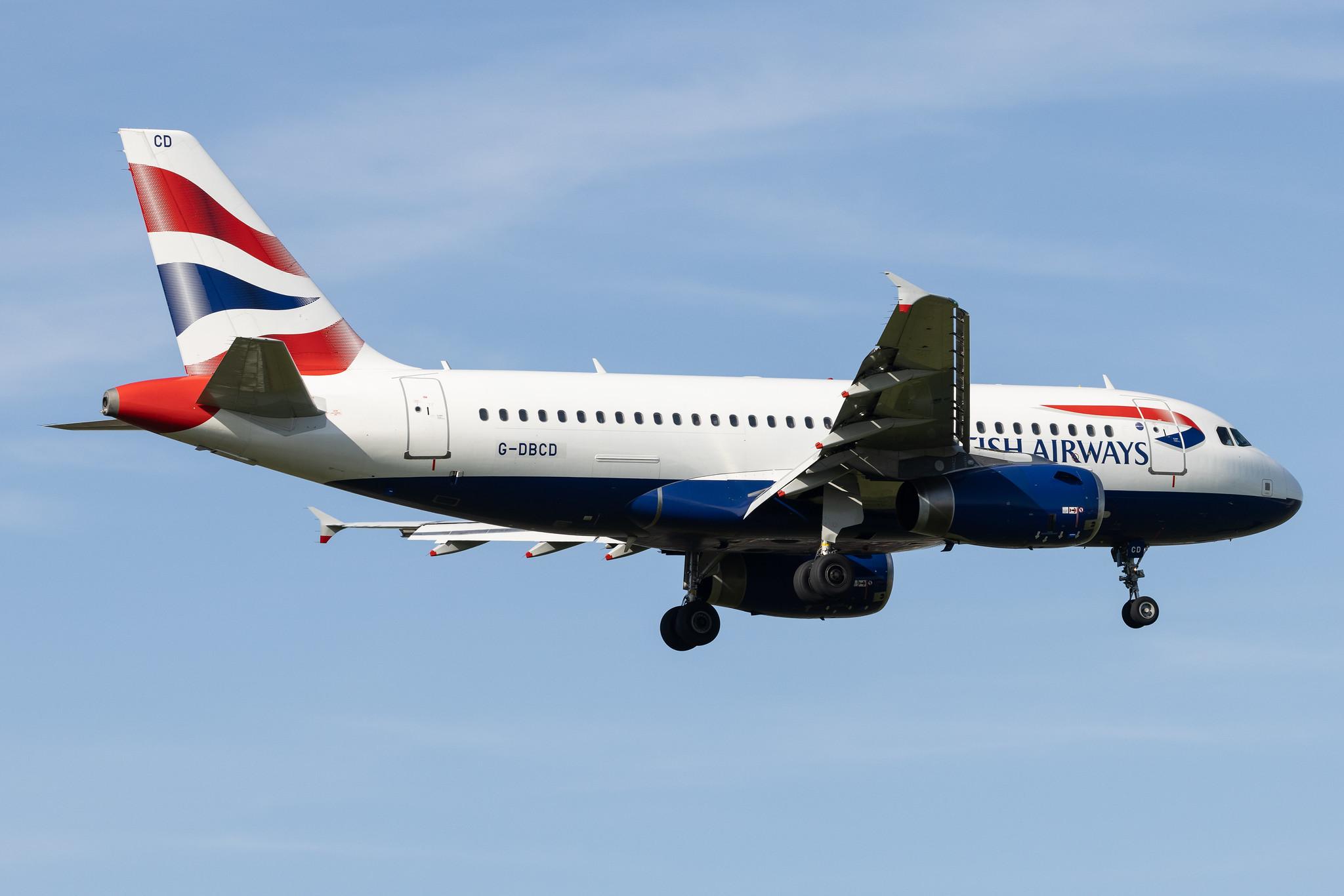 London Heathrow: British Airways (BA / BAW) |  Airbus A319-131 A319 | G-DBCD | MSN 2389