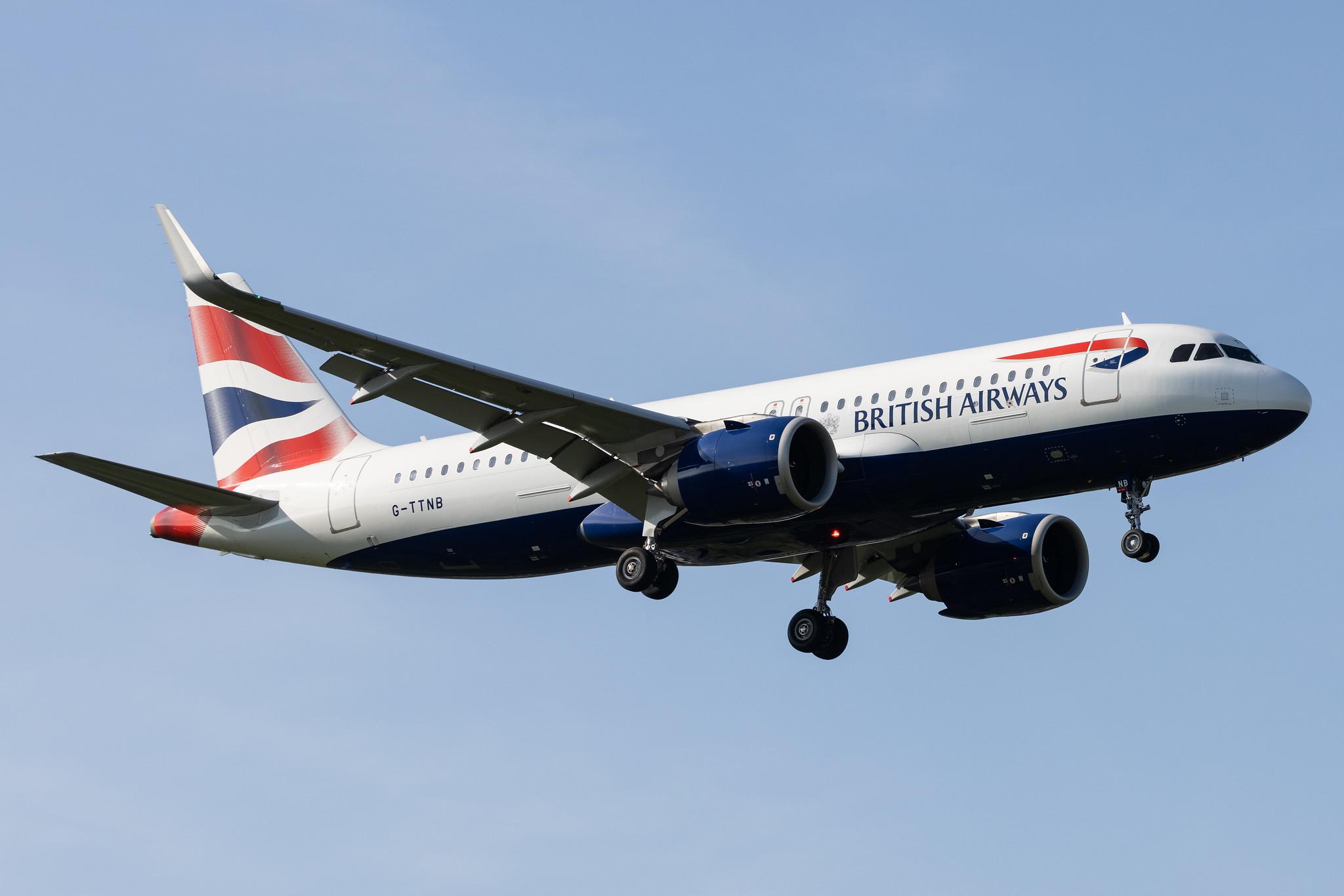 London Heathrow: British Airways (BA / BAW) |  Airbus A320-251N A20N | G-TTNB | MSN 8139