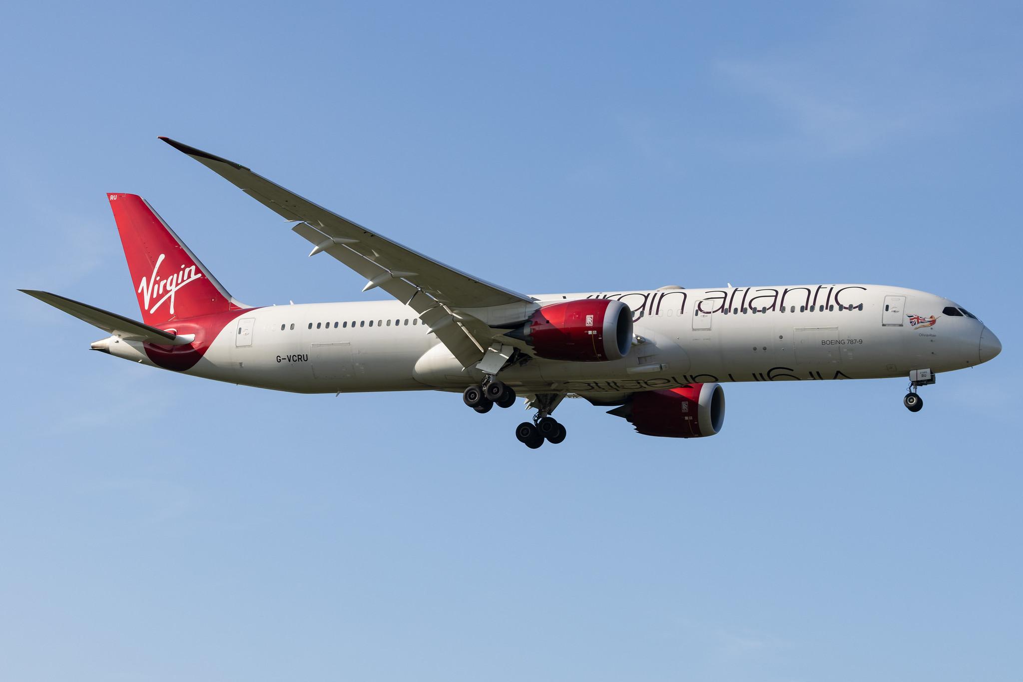 London Heathrow: Virgin Atlantic (VS / VIR) |  Boeing 787-9 Dreamliner B789 | G-VCRU | MSN 37972