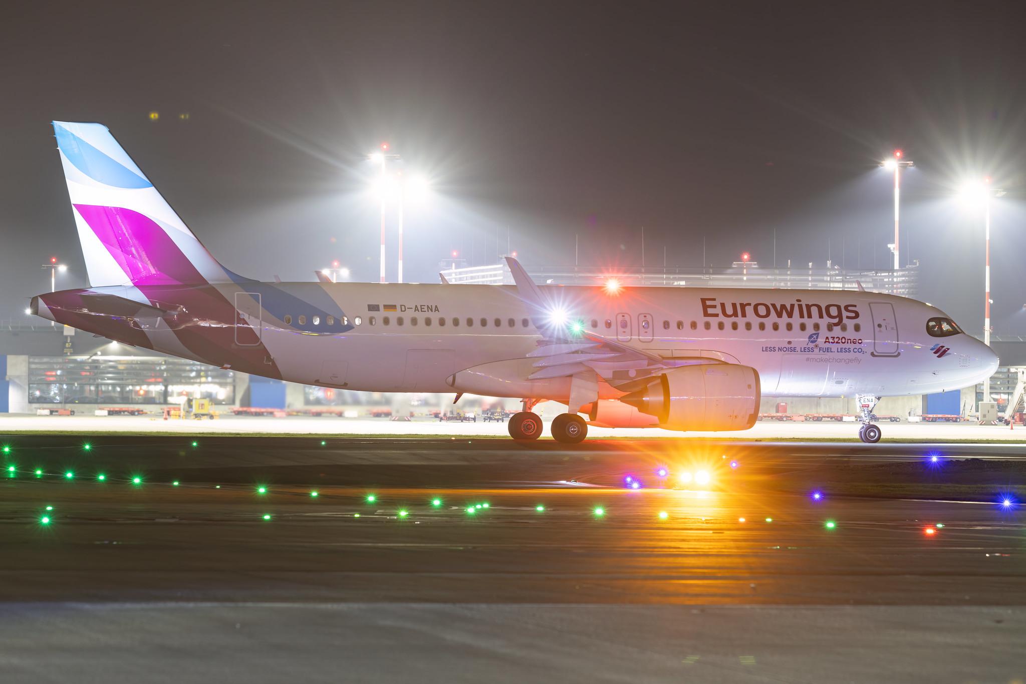 Hamburg Airport: Eurowings (EW / EWG) | Airbus A320-251N A20N | D-AENA | MSN 10758