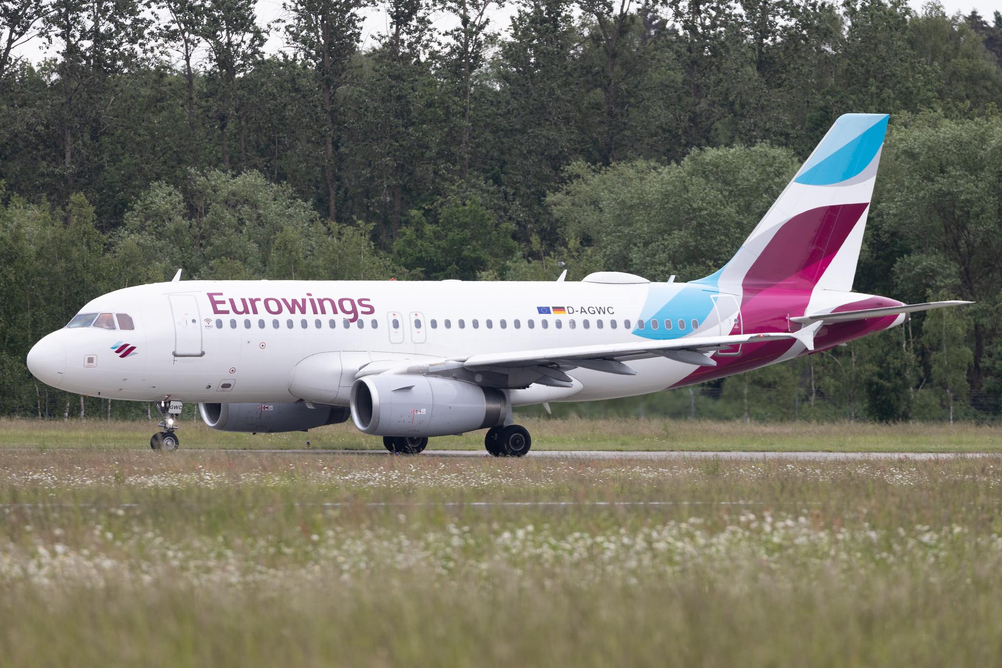Hamburg Airport: Eurowings (EW / EWG) | Airbus A319-132 A319 | D-AGWC | MSN 2976