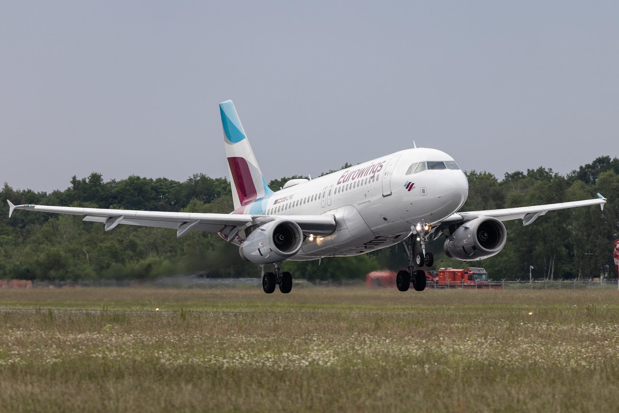 Hamburg Airport: Eurowings (EW / EWG) | Operator: Eurowings Europe | Airbus A319-132 A319 | OE-LYU | MSN 5535