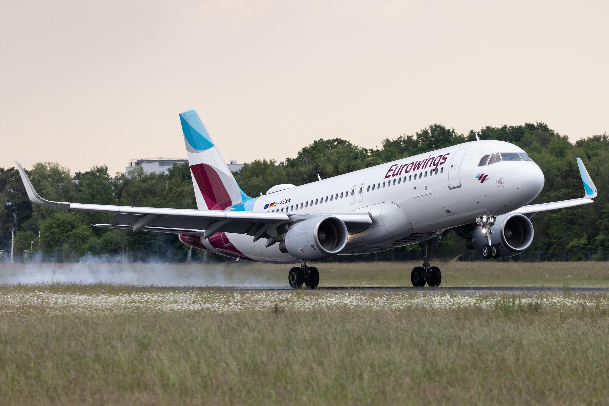 Hamburg Airport: Eurowings (EW / EWG) | Airbus A320-214 A320 | D-AEWN | MSN 7393
