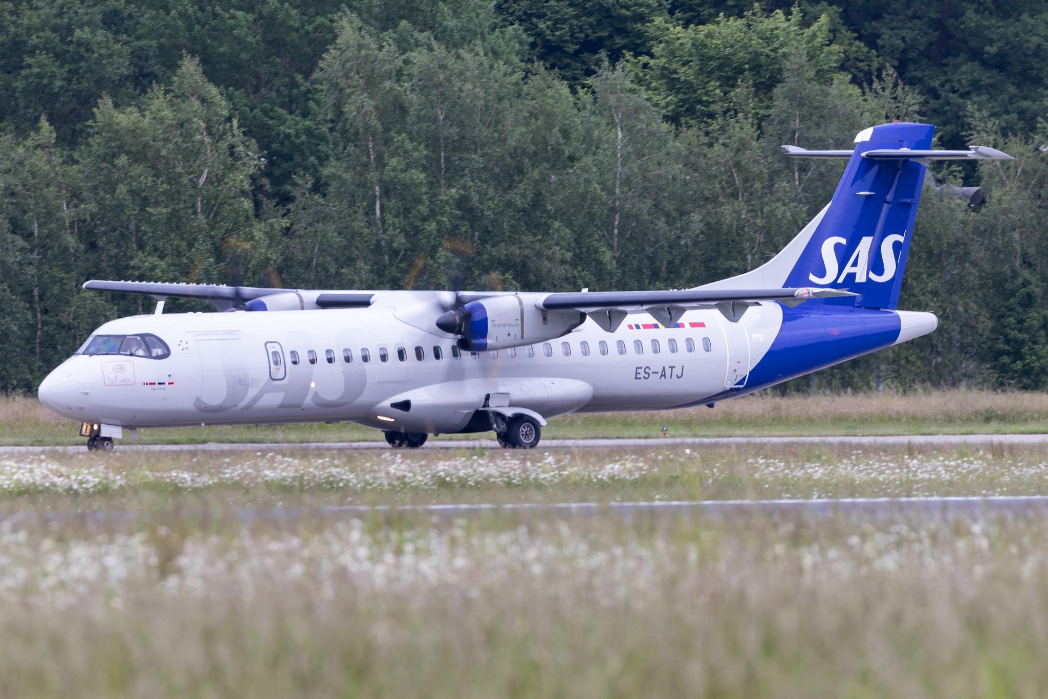Hamburg Airport: SAS (SK / SAS) | Operator: Xfly | ATR 72-600 AT76 | ES-ATJ | MSN 1056