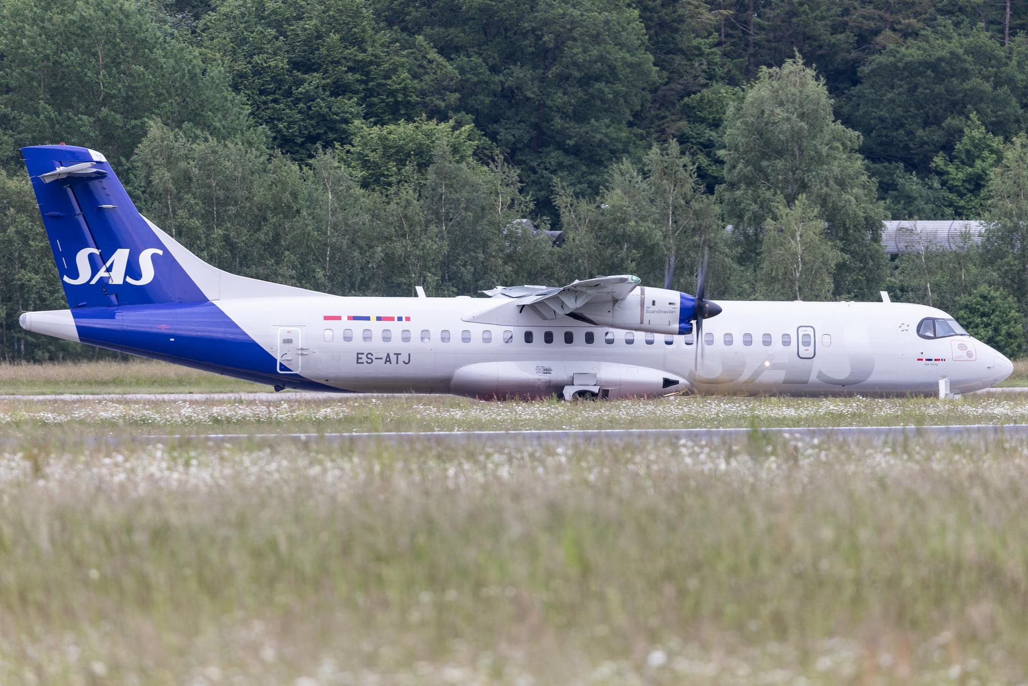Hamburg Airport: SAS (SK / SAS) | Operator: Xfly | ATR 72-600 AT76 | ES-ATJ | MSN 1056