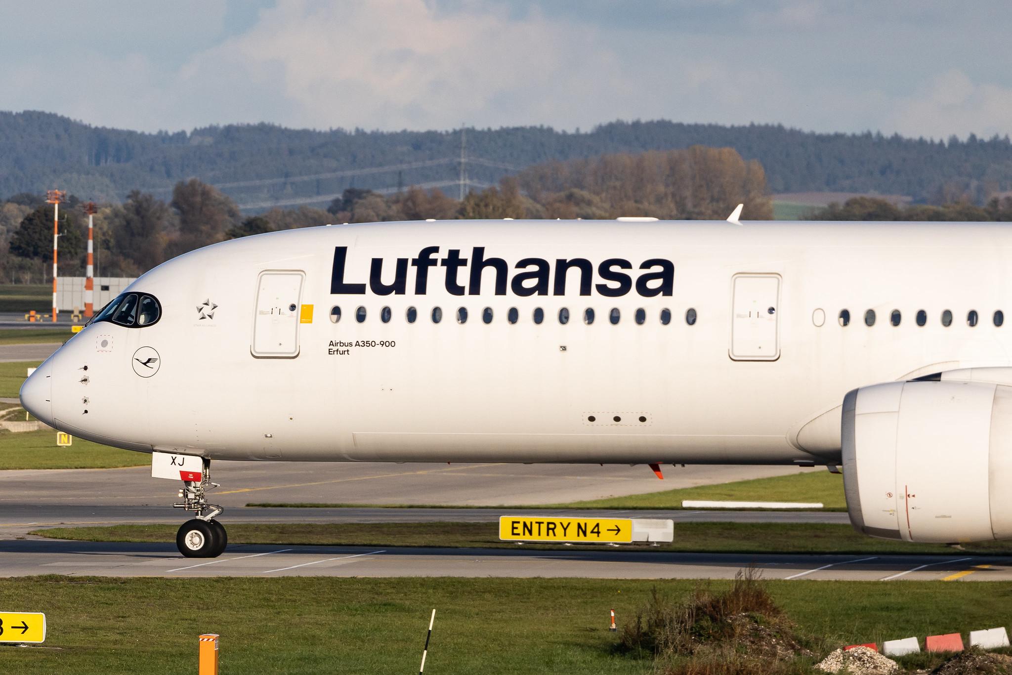 Munich Airport: Lufthansa (LH / DLH) | Airbus A350-941 A359 | D-AIXJ | MSN 209
