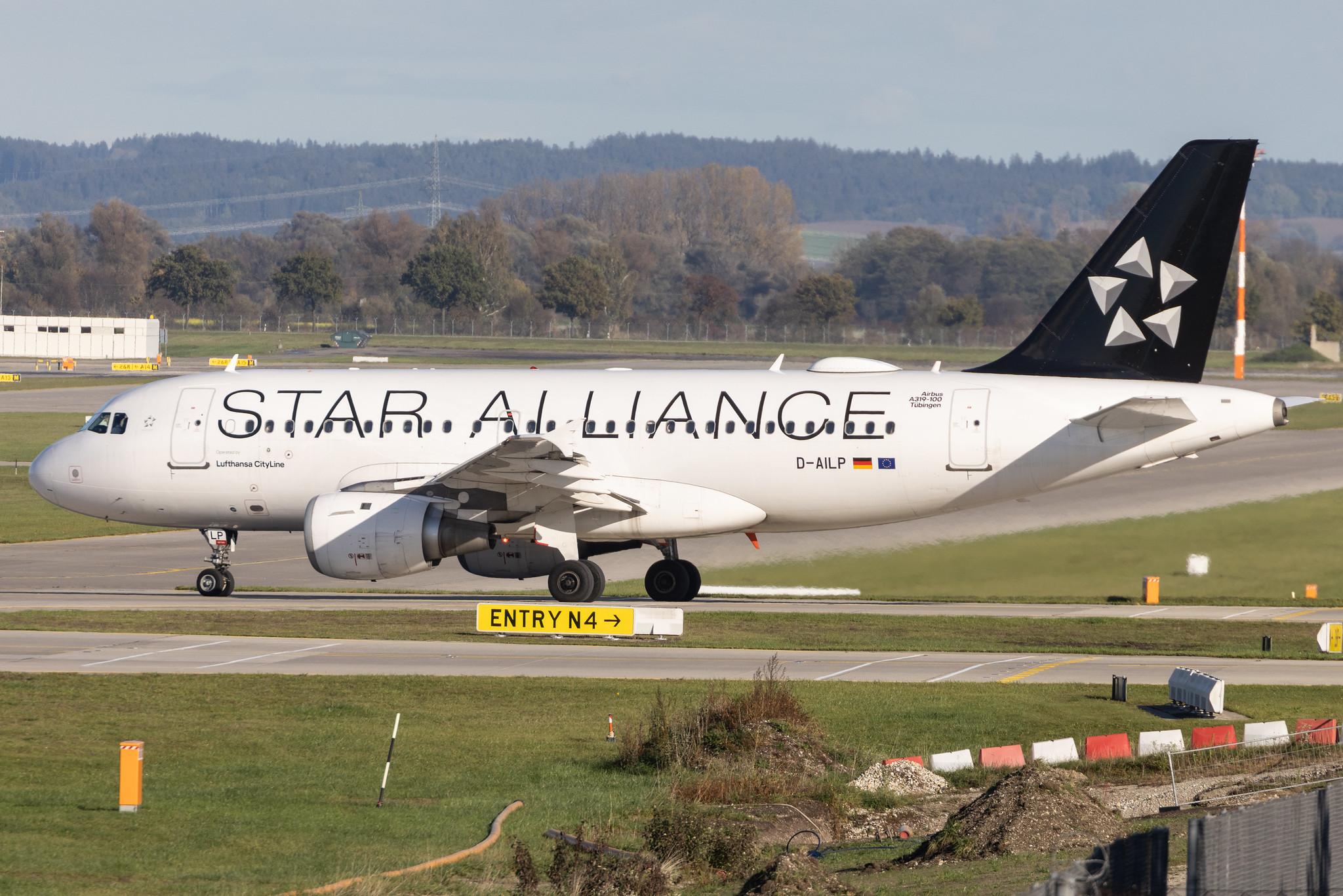 Munich Airport: Lufthansa (LH / DLH) | Operator: Lufthansa CityLine | Airbus A319-114 A319 | D-AILP | MSN 0717