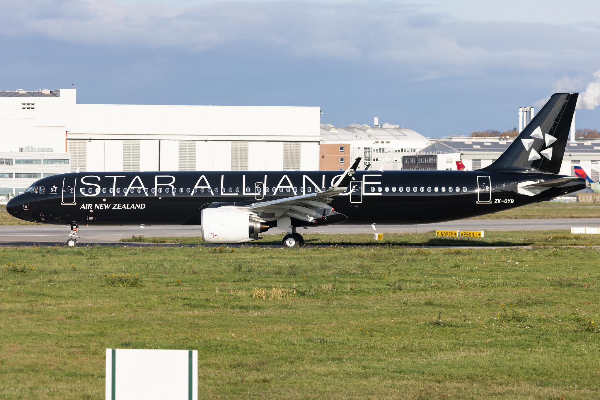 Hamburg Finkenwerder: Air New Zealand (NZ / ANZ) | Airbus A321-271NX A21N | ZK-OYB | MSN 11049