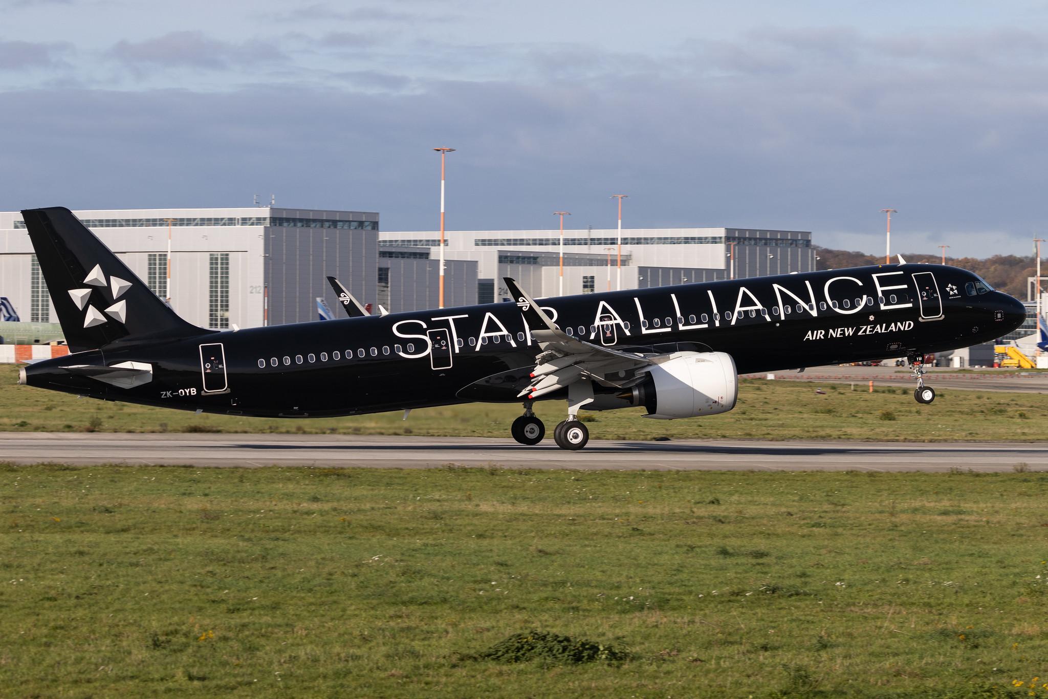 Hamburg Finkenwerder: Air New Zealand (NZ / ANZ) | Airbus A321-271NX A21N | ZK-OYB | MSN 11049