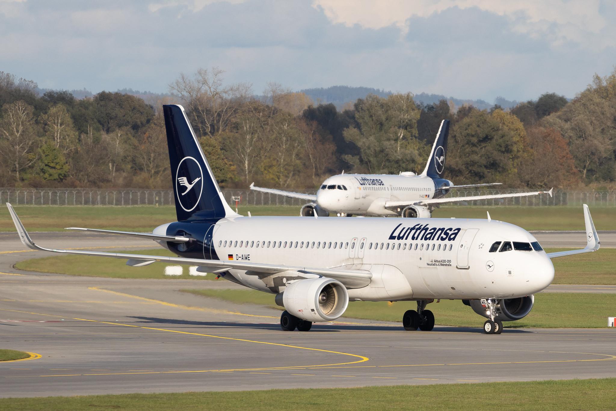 Munich Airport: Lufthansa (LH / DLH) | Airbus A320-214 A320 | D-AIWE | MSN 8680