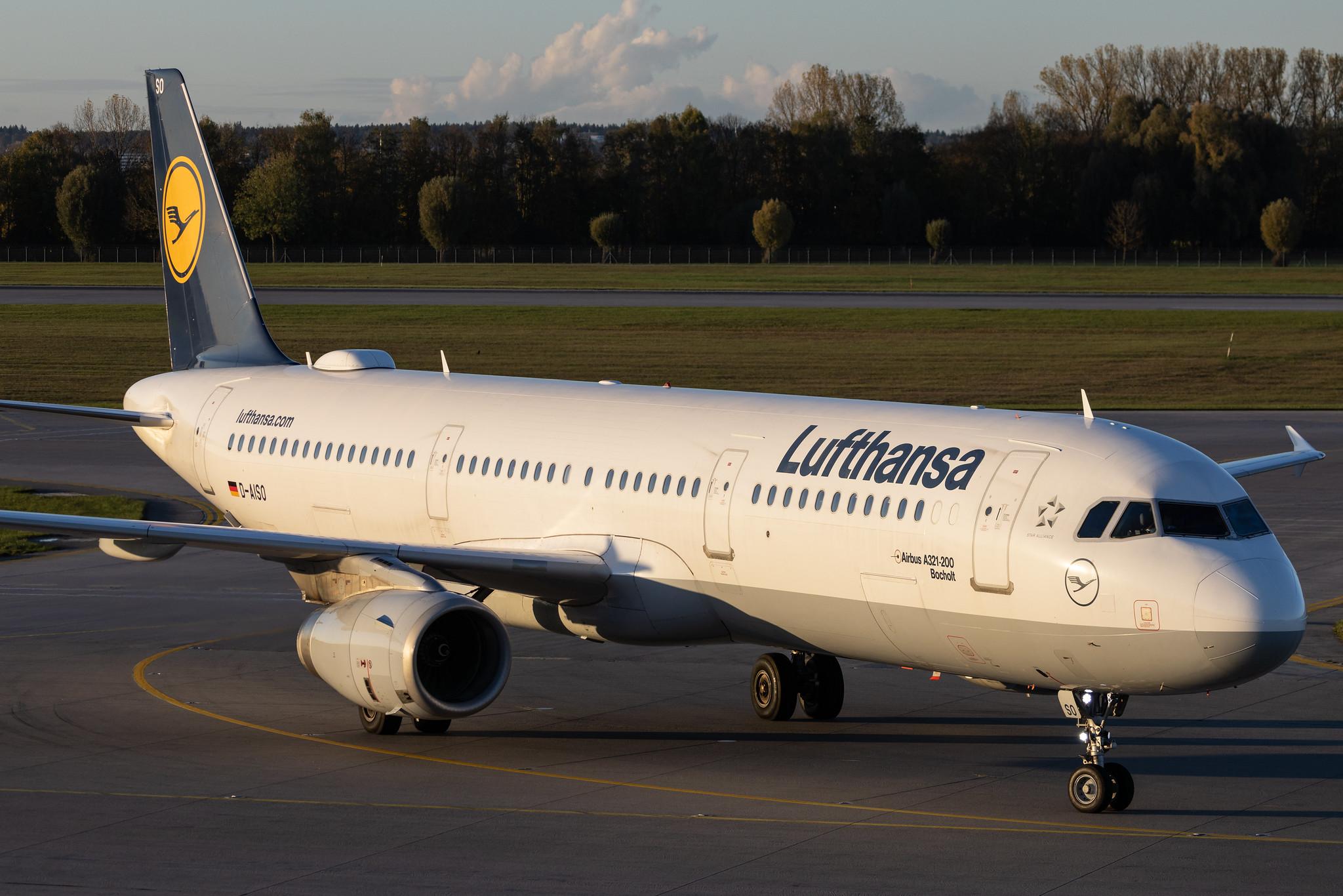 Munich Airport: Lufthansa (LH / DLH) | Airbus A321-231 A321 | D-AISO | MSN 3625