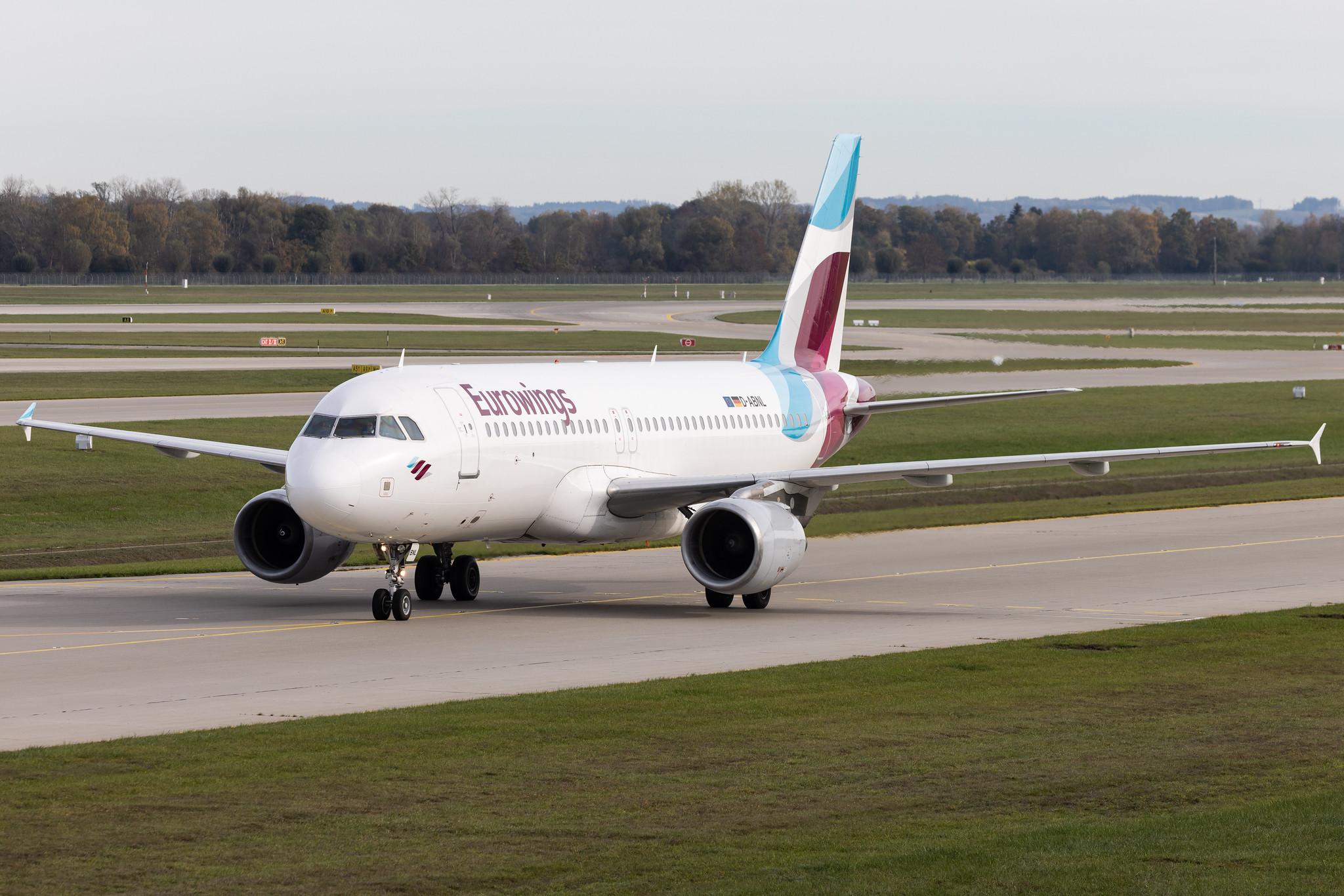 Munich Airport: Eurowings (EW / EWG) | Airbus A320-214 A320 | D-ABNL | MSN 1852