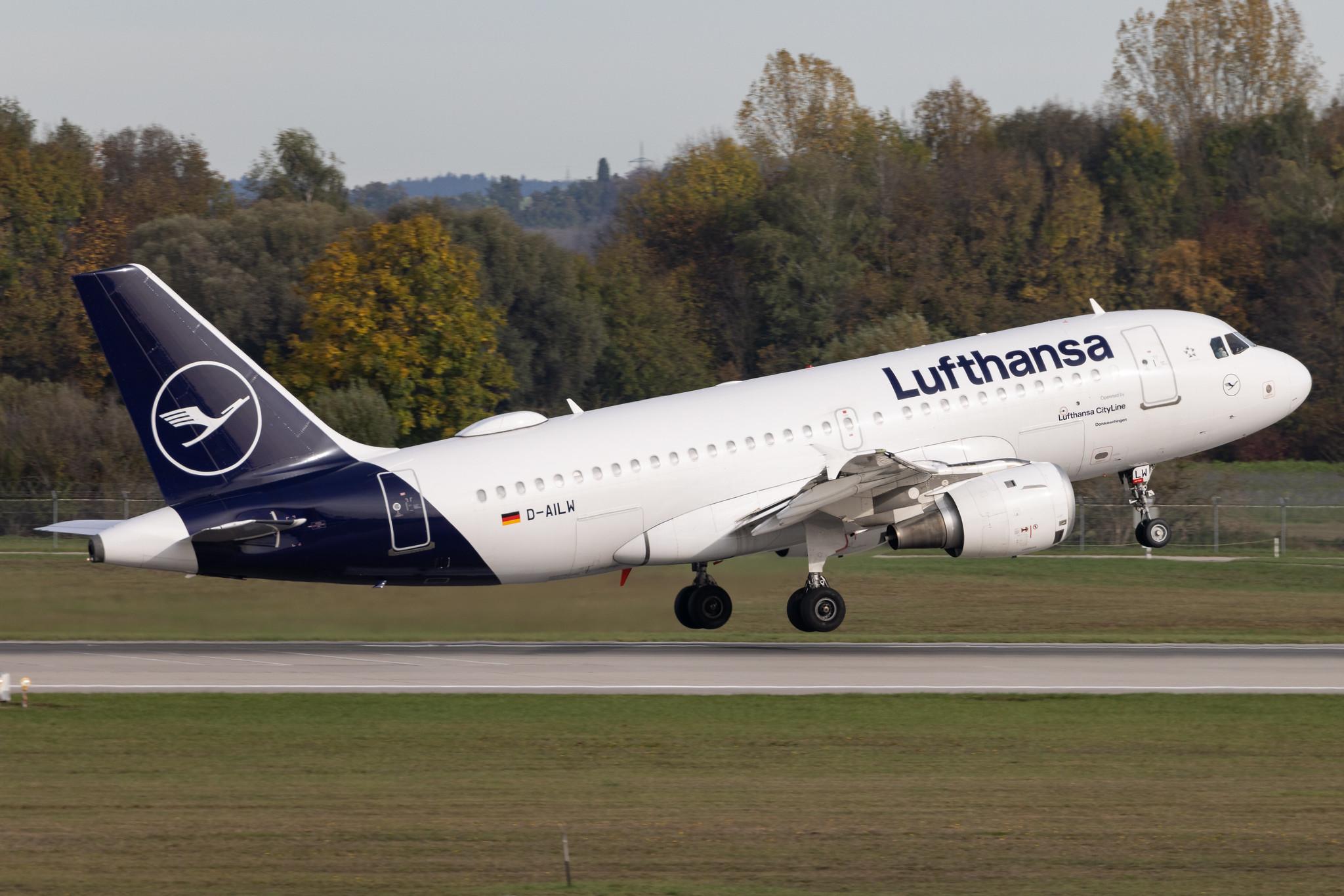 Munich Airport: Lufthansa (LH / DLH) | Airbus A319-114 A319 | D-AILW | MSN 0853