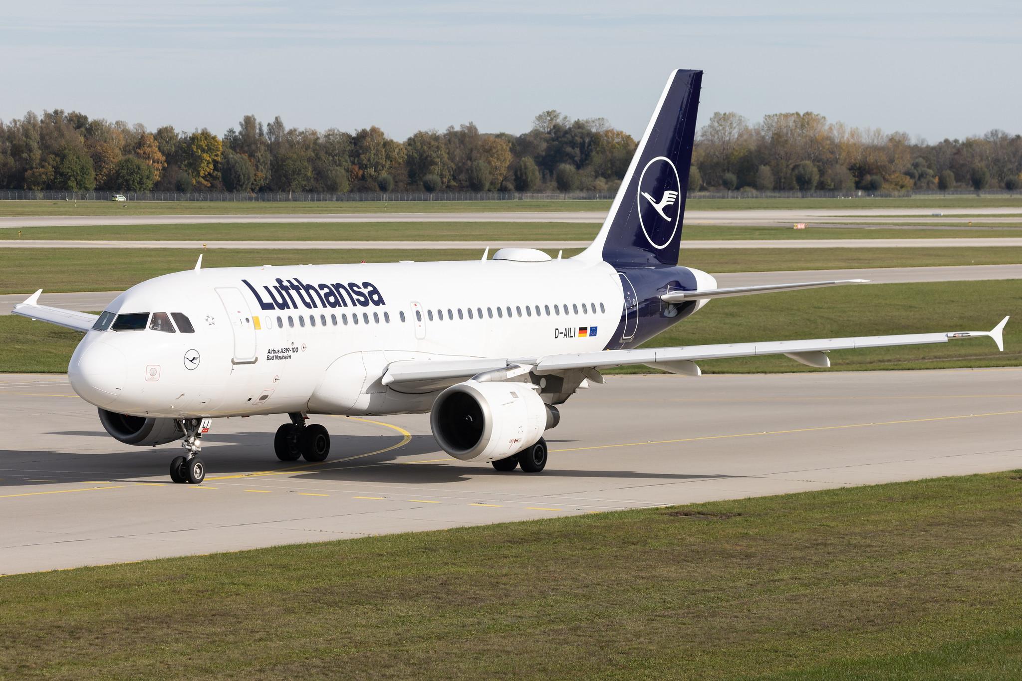 Munich Airport: Lufthansa (LH / DLH) | Airbus A319-114 A319 | D-AILI | MSN 0651