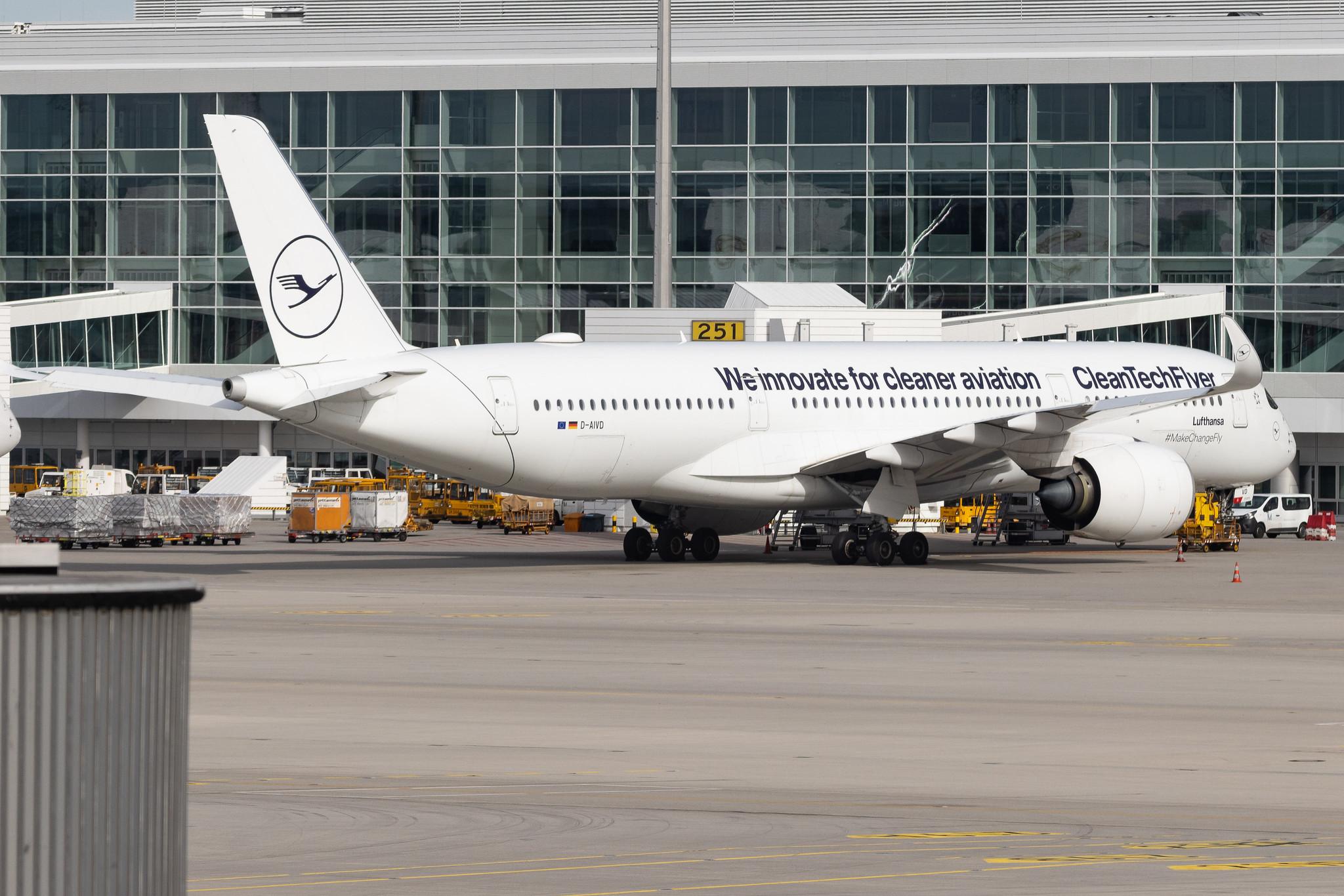 Munich Airport: Lufthansa (LH / DLH) | Livery: CleanTechFlyer Livery | Airbus A350-941 A359 | D-AIVD | MSN 280