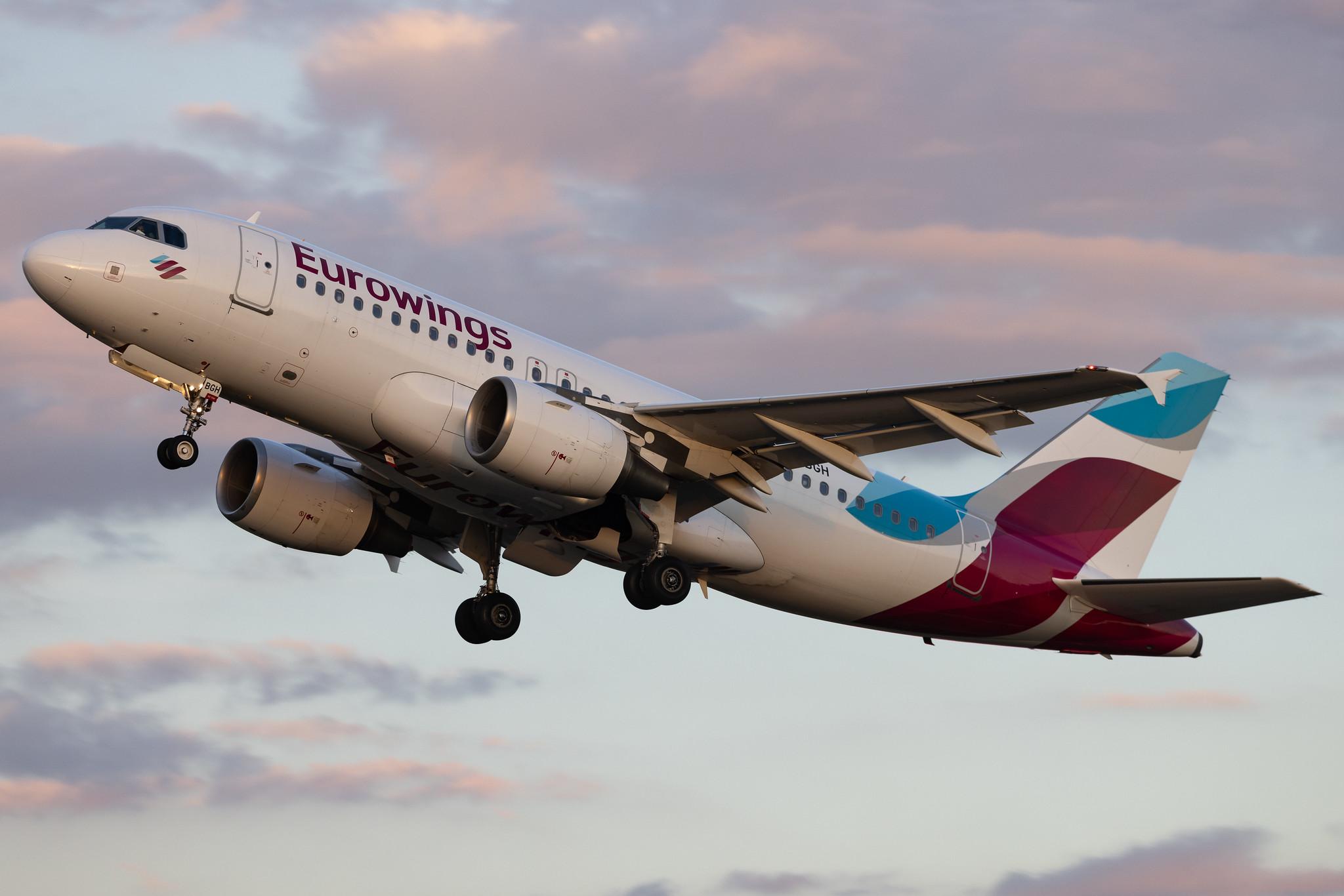 Hamburg Airport: Eurowings (EW / EWG) | Airbus A319-112 A319 | D-ABGH | MSN 3245
