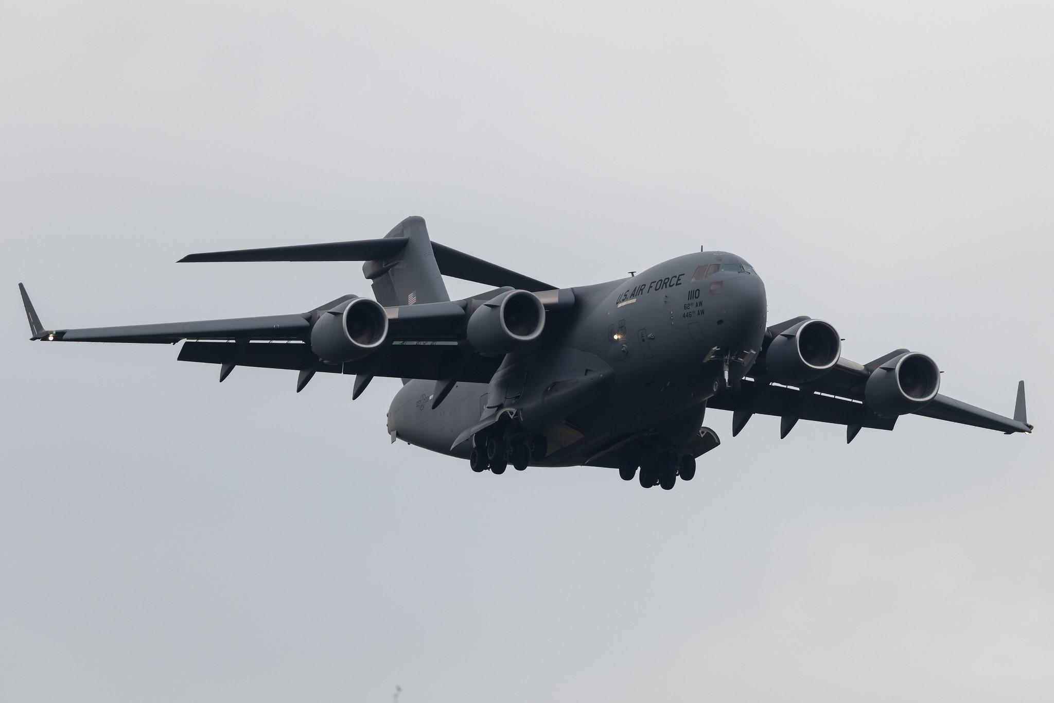 Ramstein Air Base: United States Air Force (USAF) | Boeing C-17A Globemaster III C17 | 02-1110 | MSN P-110